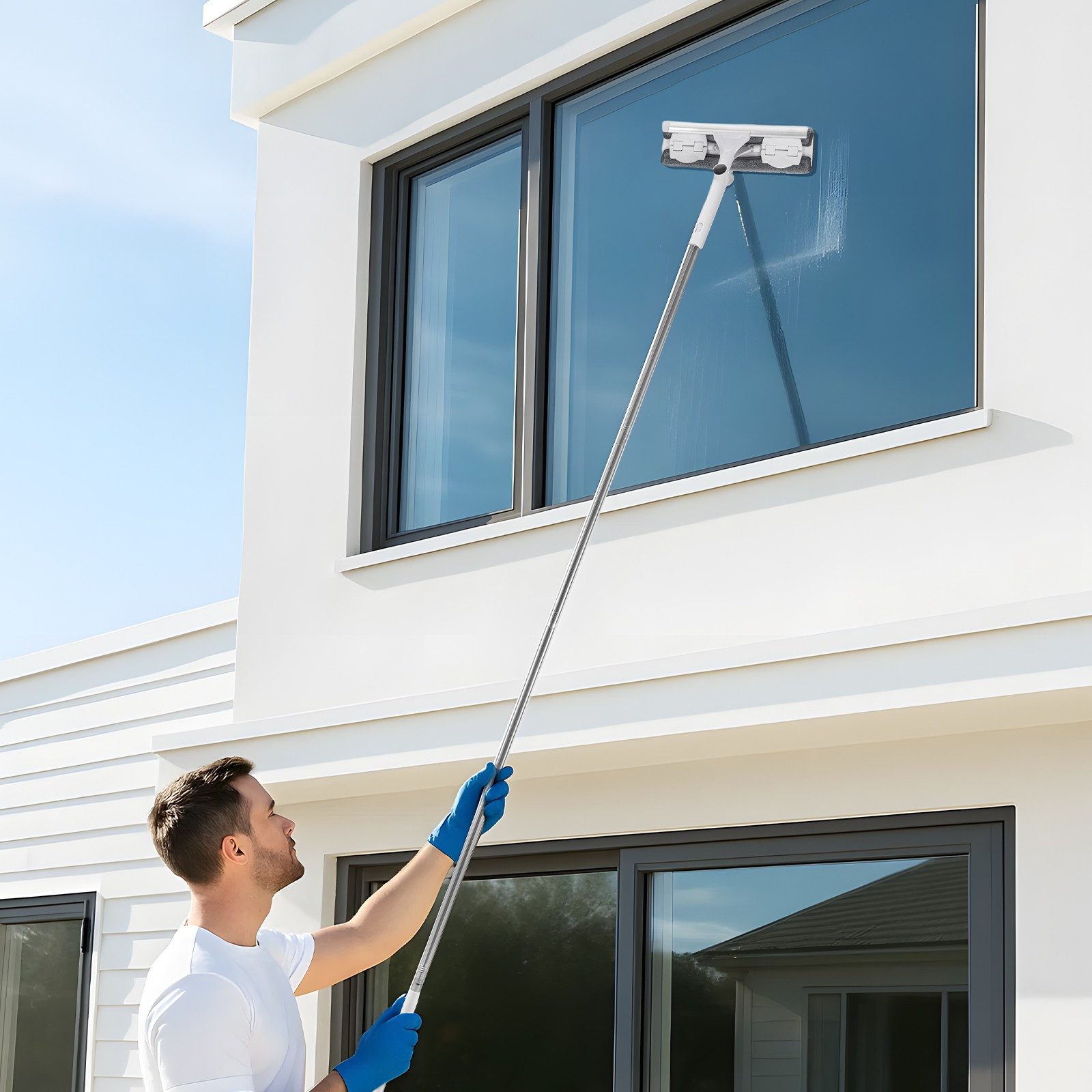 Youyijia Universalschere Fensterreinigungsklinge Duschschirmwaschmaschine Glasspiegel – Bild 5 von 5