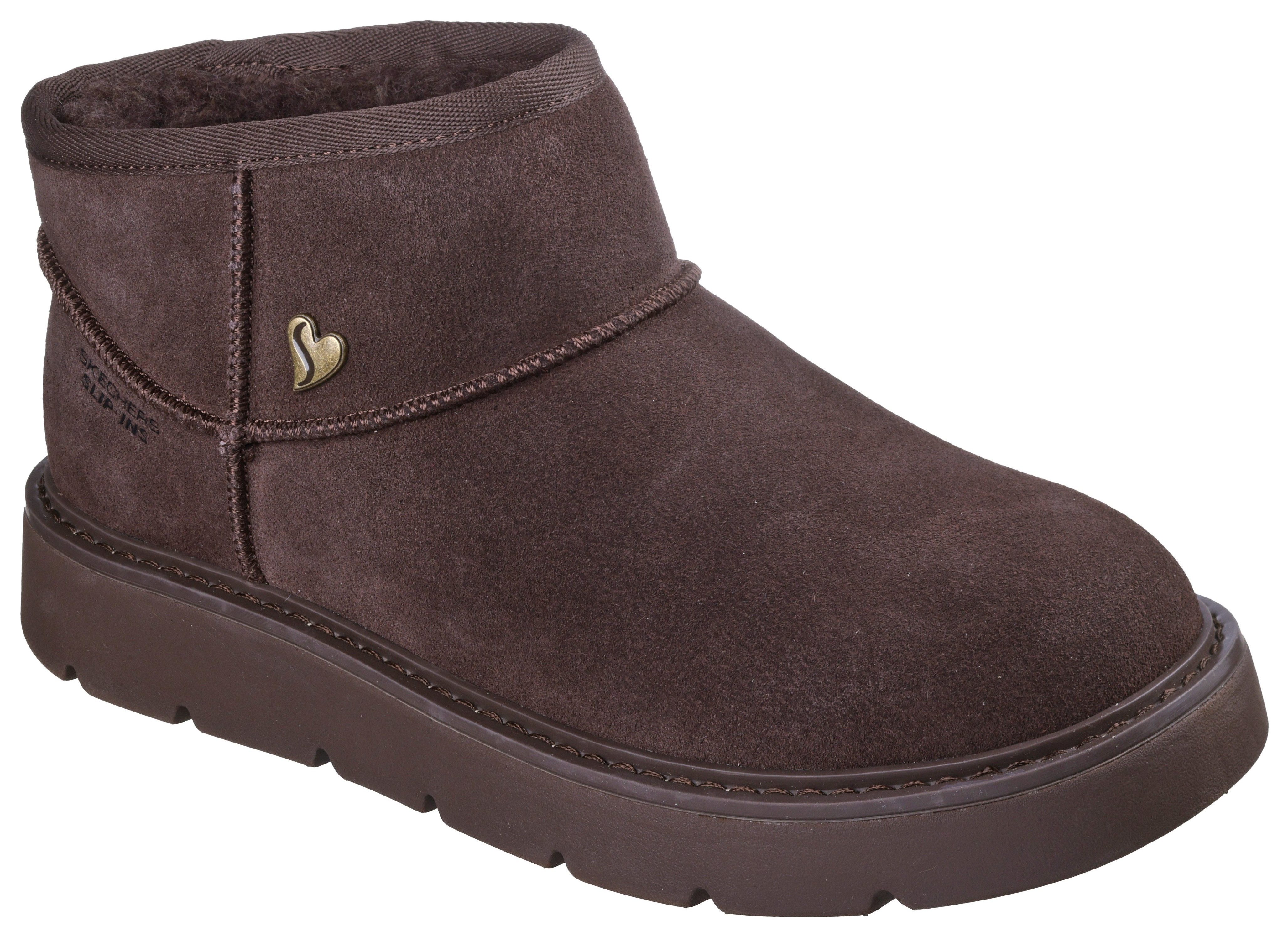 Skechers KEEPSAKES COZY-COZY MINI Winterboots Snowboots, Schlupfstiefel mit Plateausohle