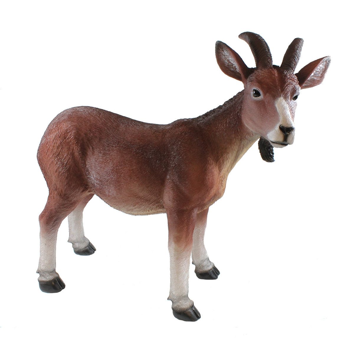 Tierfigur Ziegenbock Steinbock Geißbock Deko Figur Ziege Franz Tierfigur