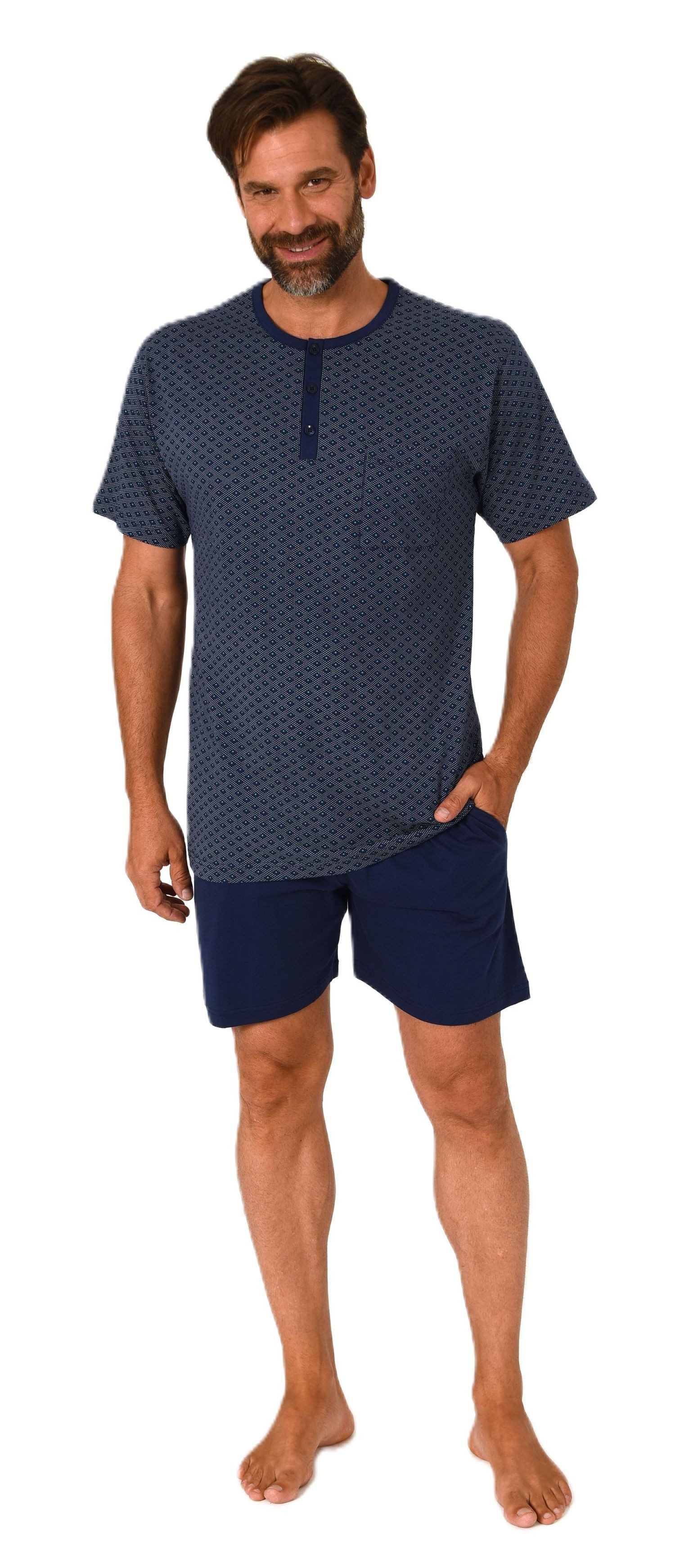 Normann Pyjama Normann Herren Schlafanzug kurzarm günstig online kaufen