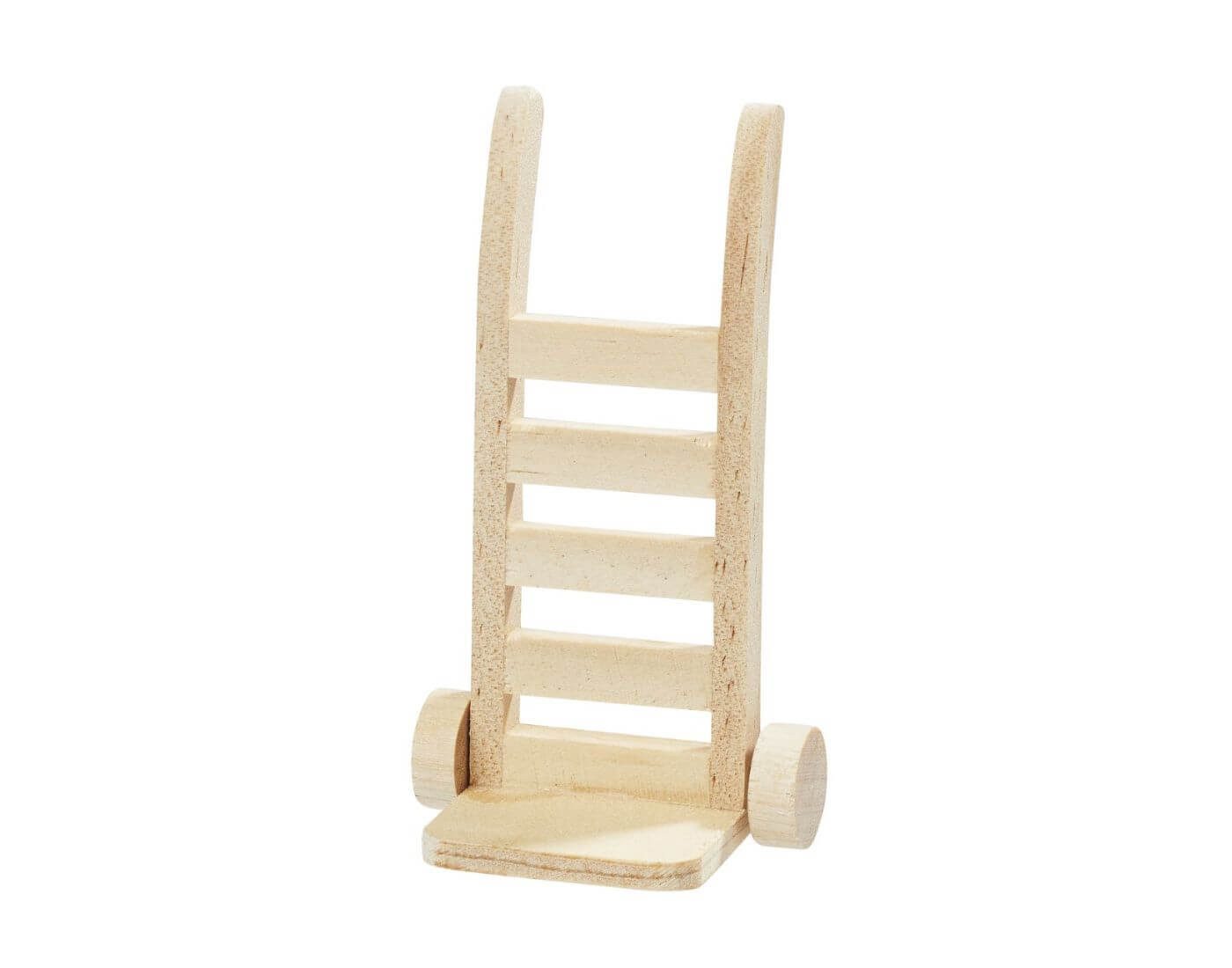 HobbyFun Wichteltür Miniatur Holz-Sackkarre - Wichtel- und Puppenstube von HobbyFun