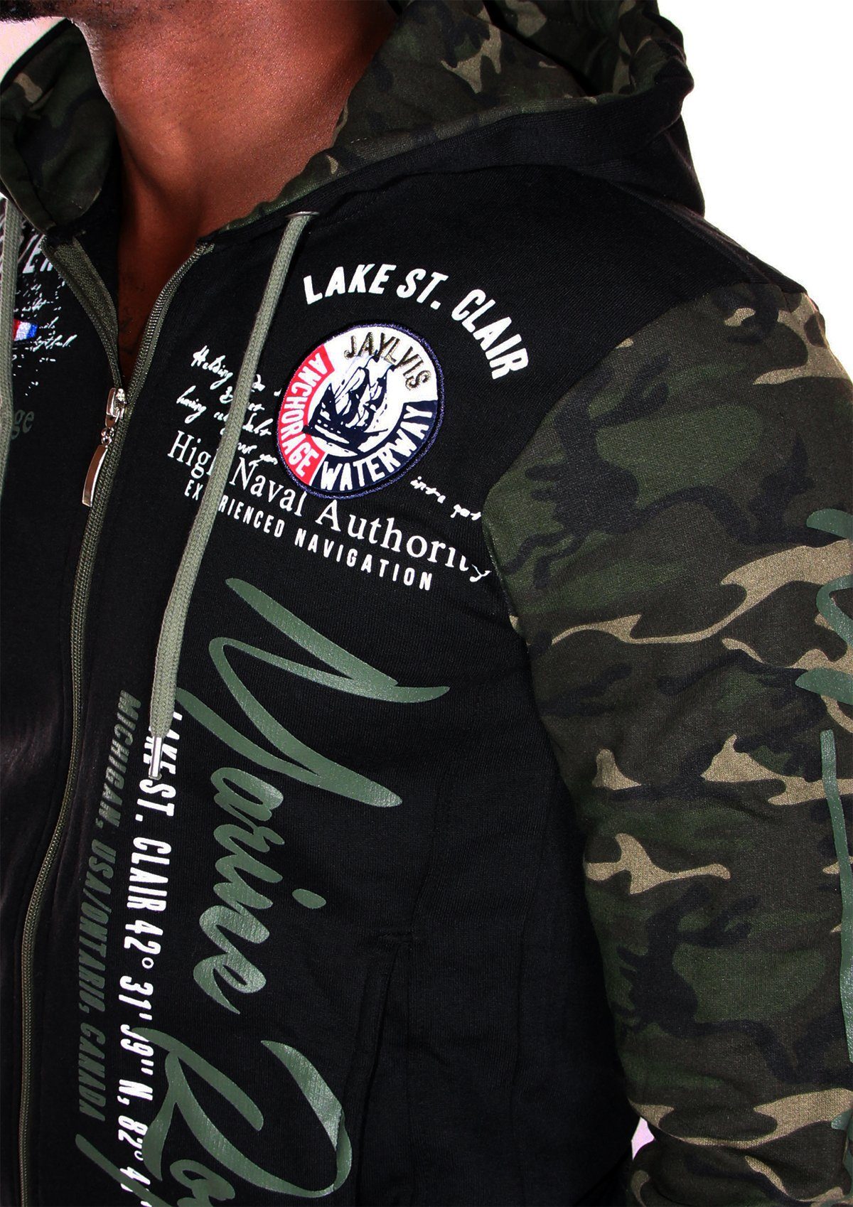 Jaylvis Collegejacke Herren Sweatjacke Sportjacke Joggingjacke günstig online kaufen