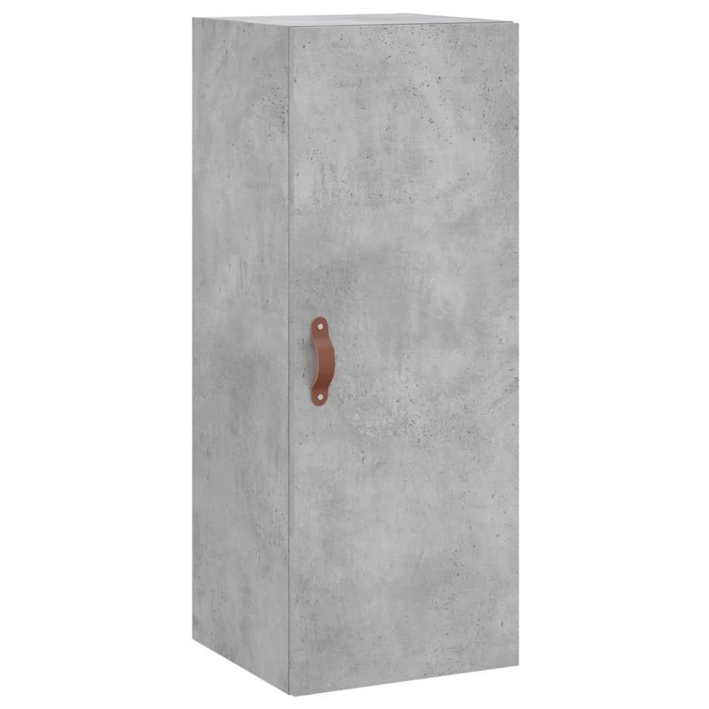 vidaXL Hängeschrank Wandschrank Betongrau 34,5x34x90 cm (1-St)