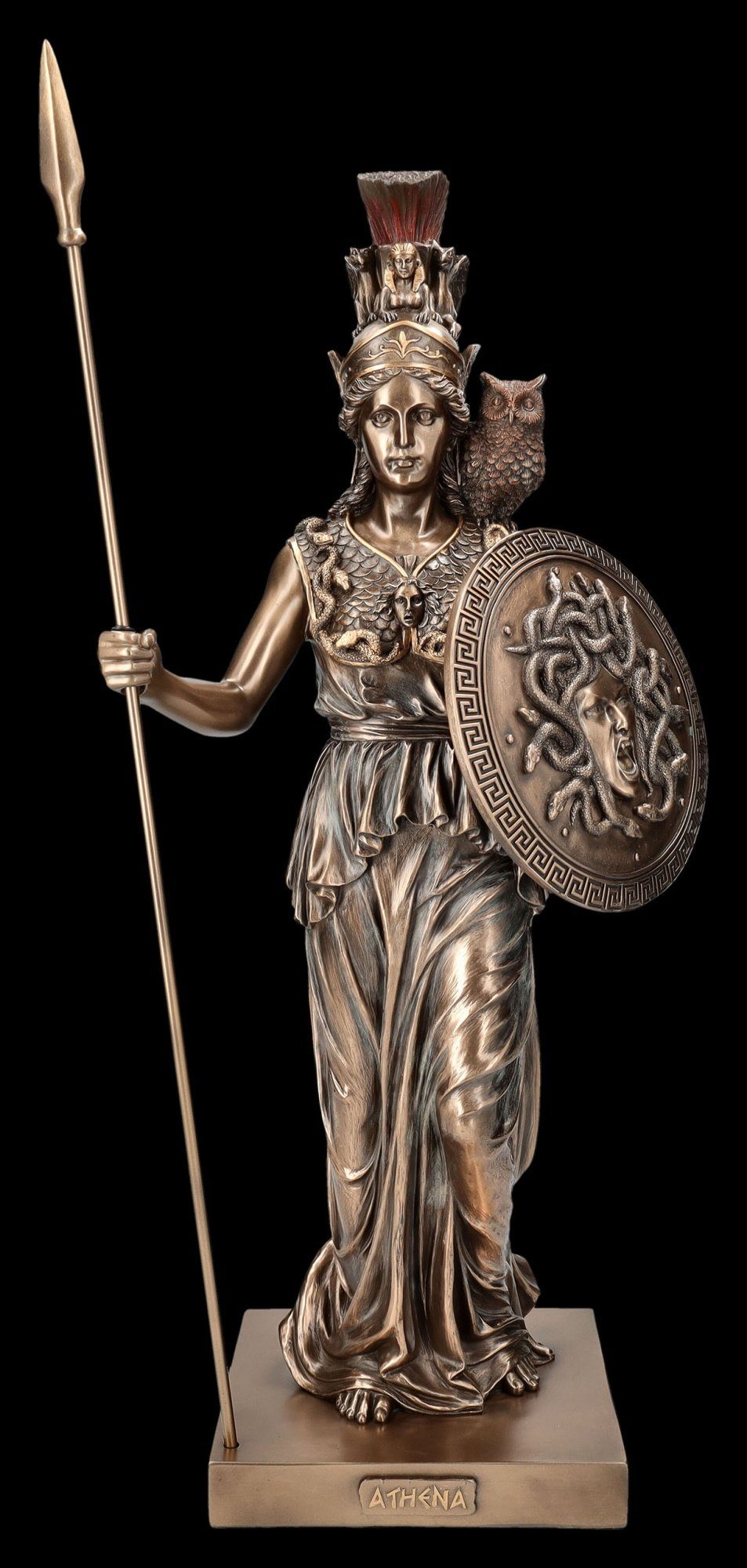Mythologie Shop groß GmbH Göttin Veronese Weisheit - Deko - Dekofigur Figuren Athene - Figur der