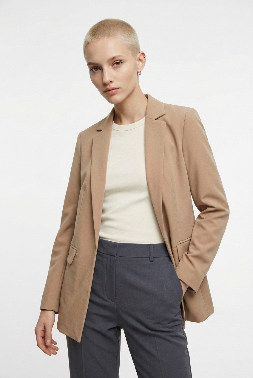 pieces Longblazer PCBOSELLA LS LOOSE BLAZER NOOS in leichter Oversize Form