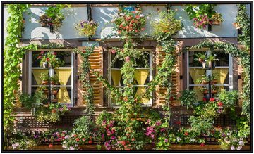 Papermoon Infrarotheizung Haus mit Pflanzen, sehr angenehme Strahlungswärme