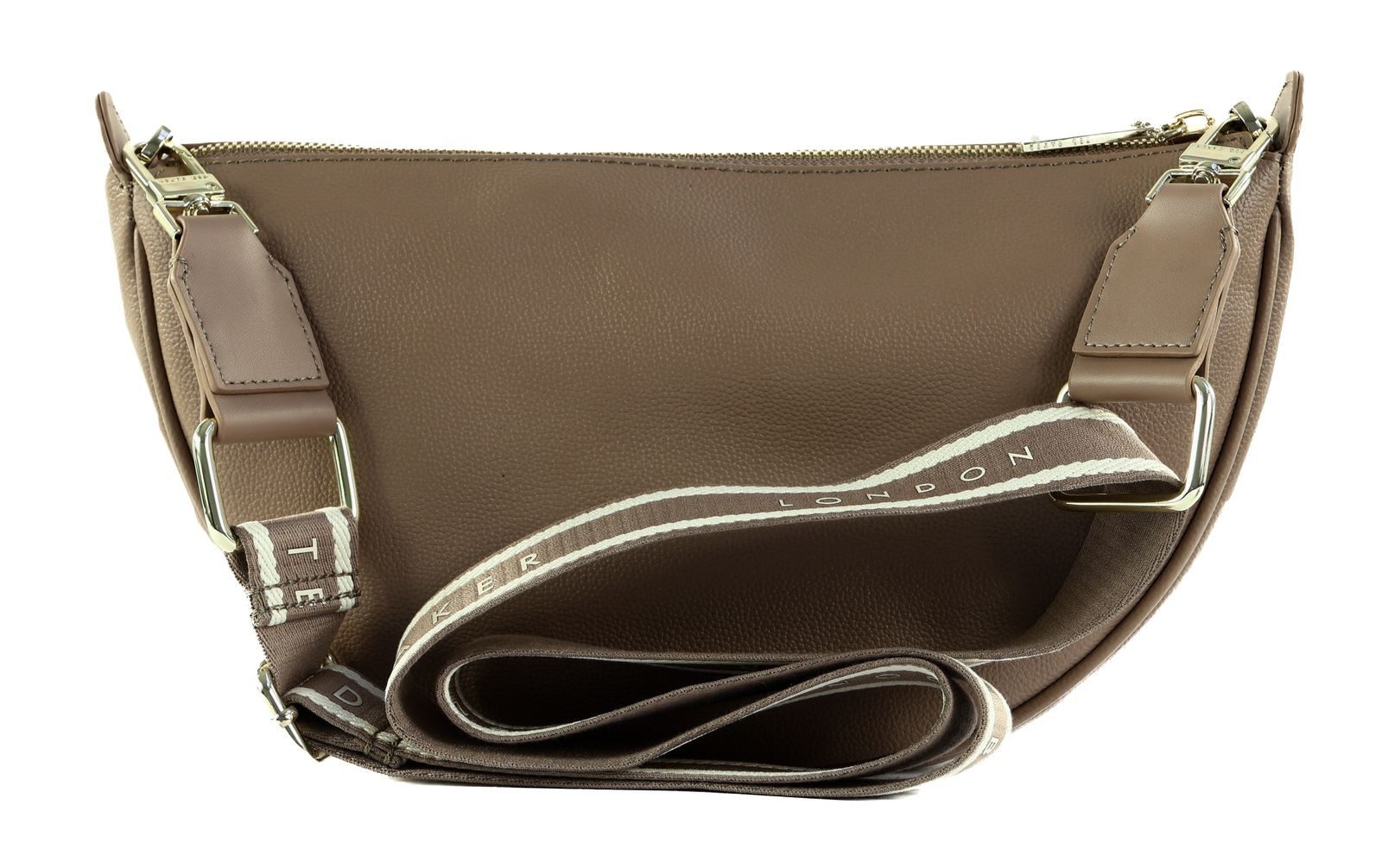 Ted Baker Umhängetasche Webbing Leather Half Moon Crossbody Bag, aus echtem Leder