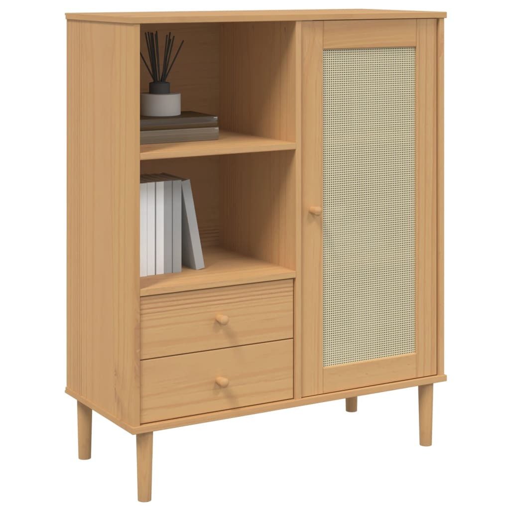 vidaXL Highboard Highboard SENJA Rattan-Optik Braun günstig online kaufen
