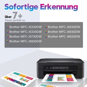 MOOHO 10er LC3219 ersetzt Brother LC-3219 XL LC3217XL Druckerpatronen Tintenpatrone (MFC-J5330DW MFC-J6530DW MFC-J6930DW MFC-J5335DW, MFC-J5730DW MFC-J6935DW MFC-J5930DW Drucker)