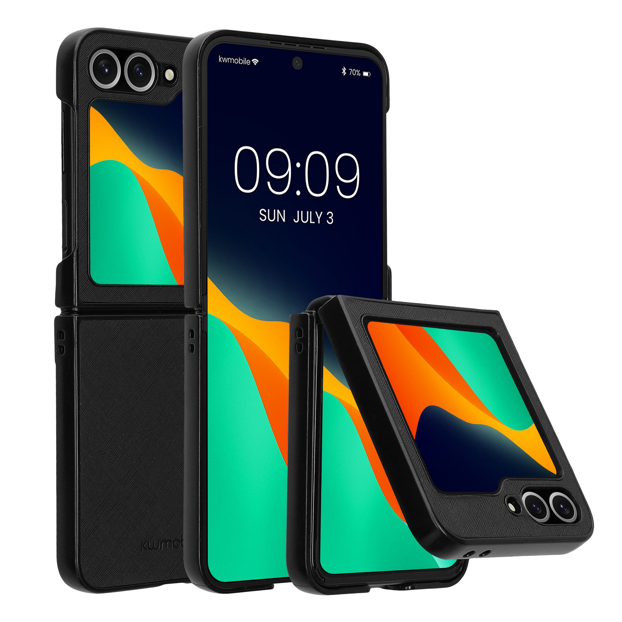 kwmobile Smartphone-Hülle Flip Hardcase für Samsung Galaxy Z Flip6, Hülle für Foldable Handy - Handyhülle
