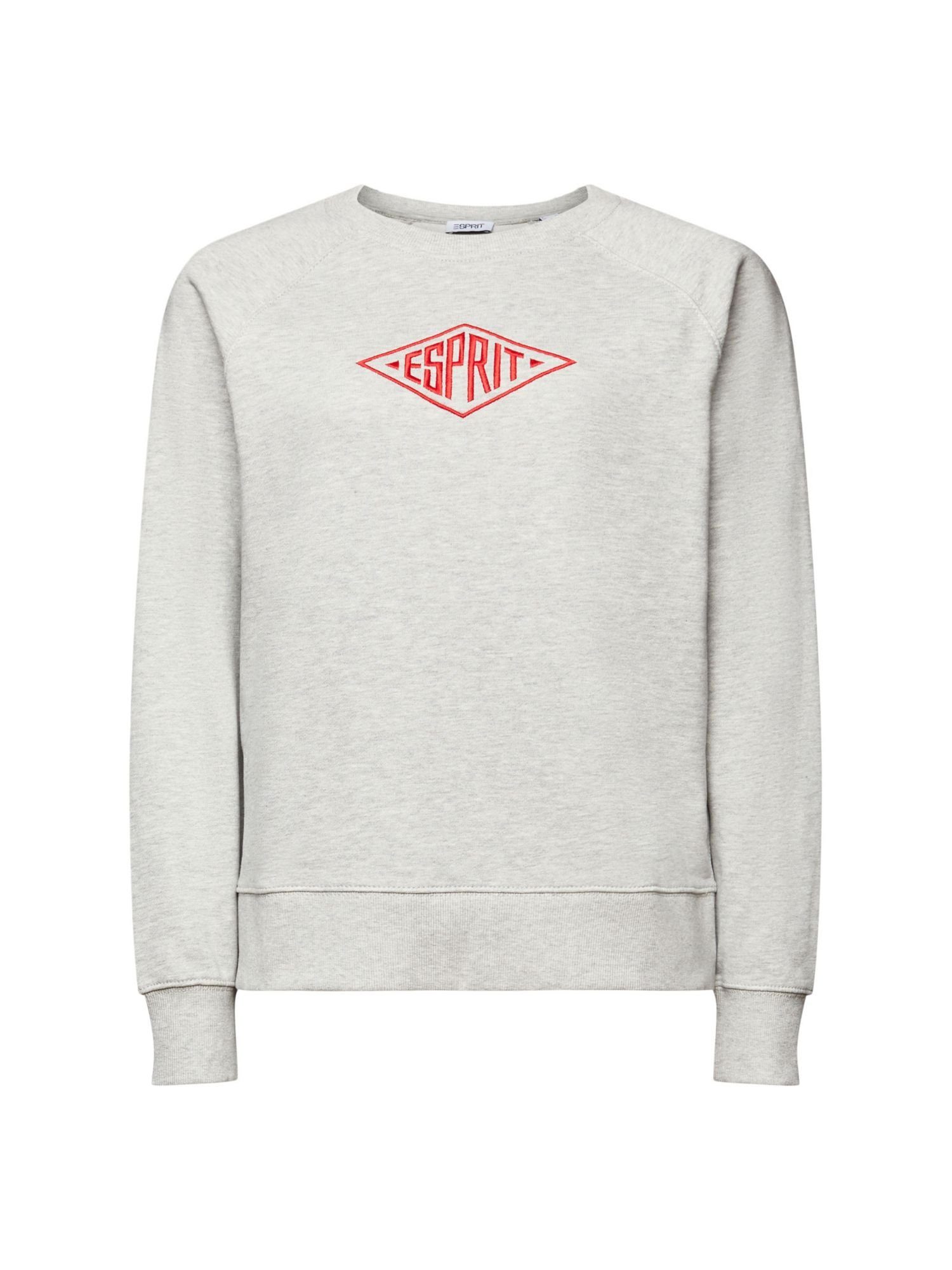 Esprit Sweatshirt Logo-Sweatshirt mit Stickerei (1-tlg)