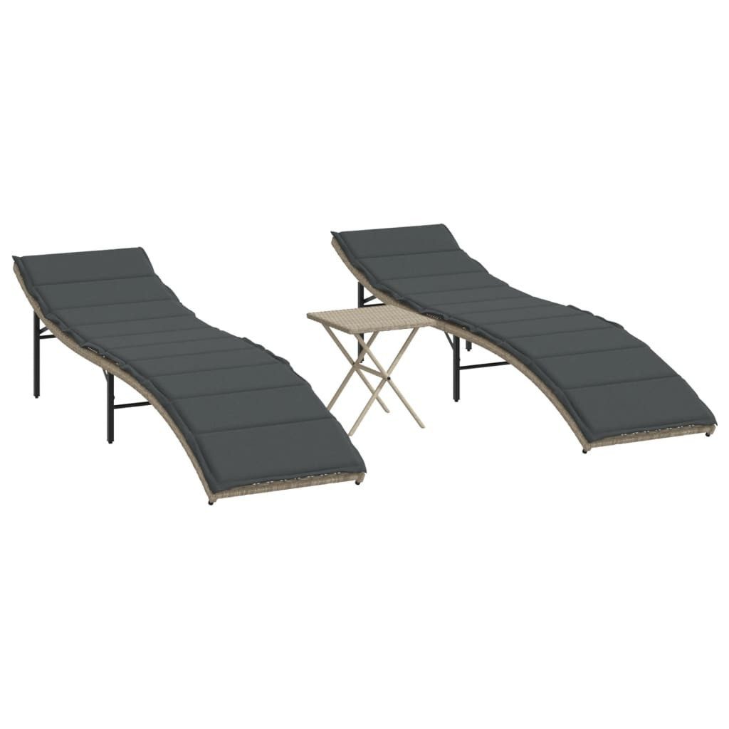 vidaXL Gartenliege Sonnenliegen 2 Stk. mit günstig online kaufen