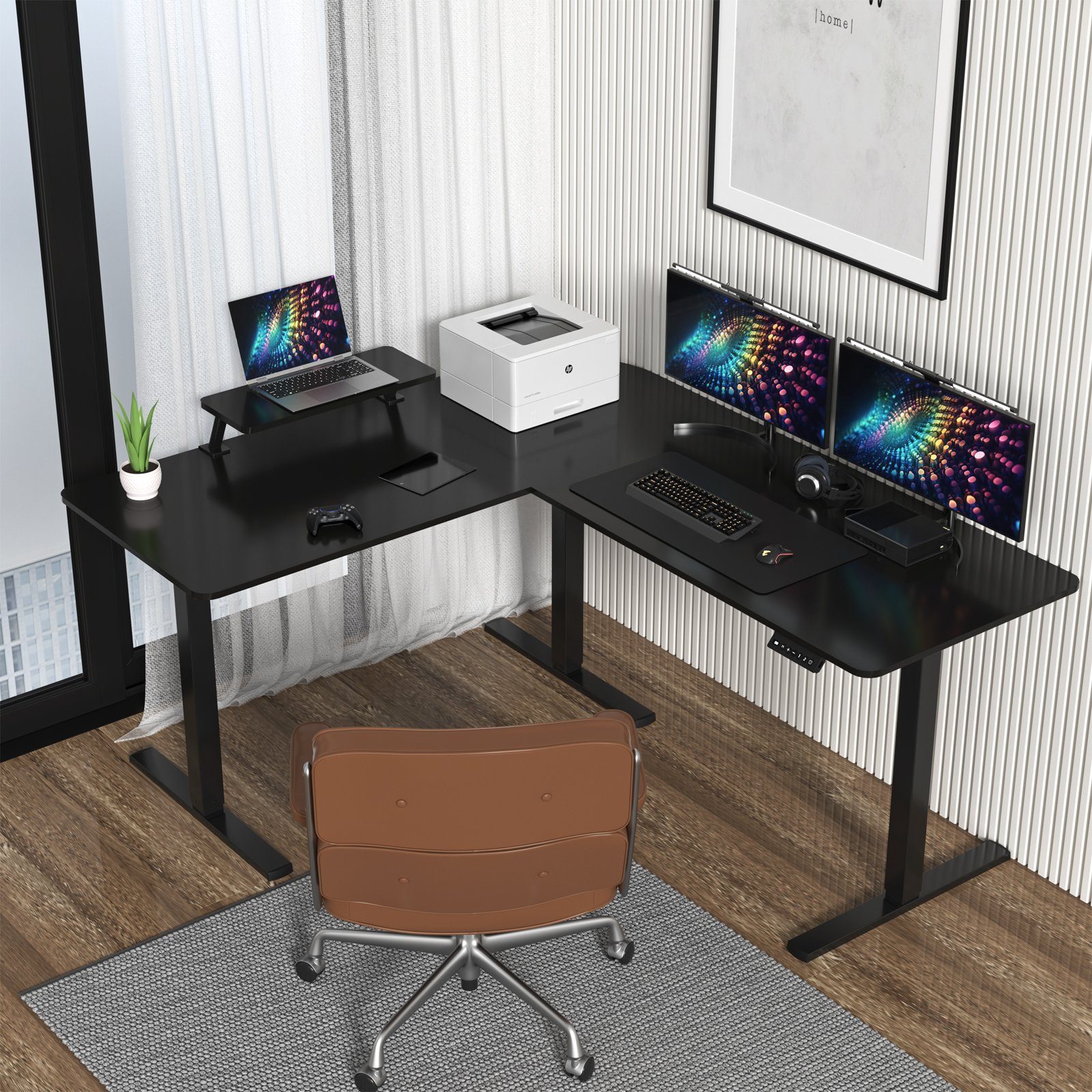 HOMALL Schreibtisch 160 x 140cm Eckschreibtisch günstig online kaufen