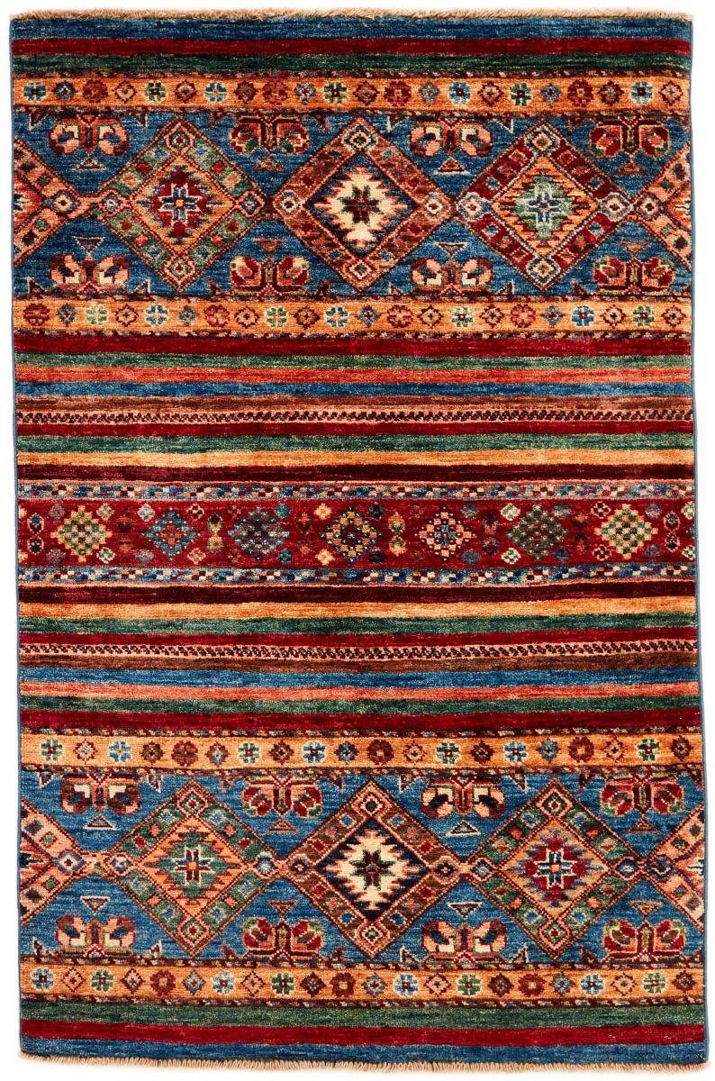 Orientteppich Arijana Shaal 89x131 Handgeknüpfter Orientteppich, Nain Trading, rechteckig, Höhe: 5 mm