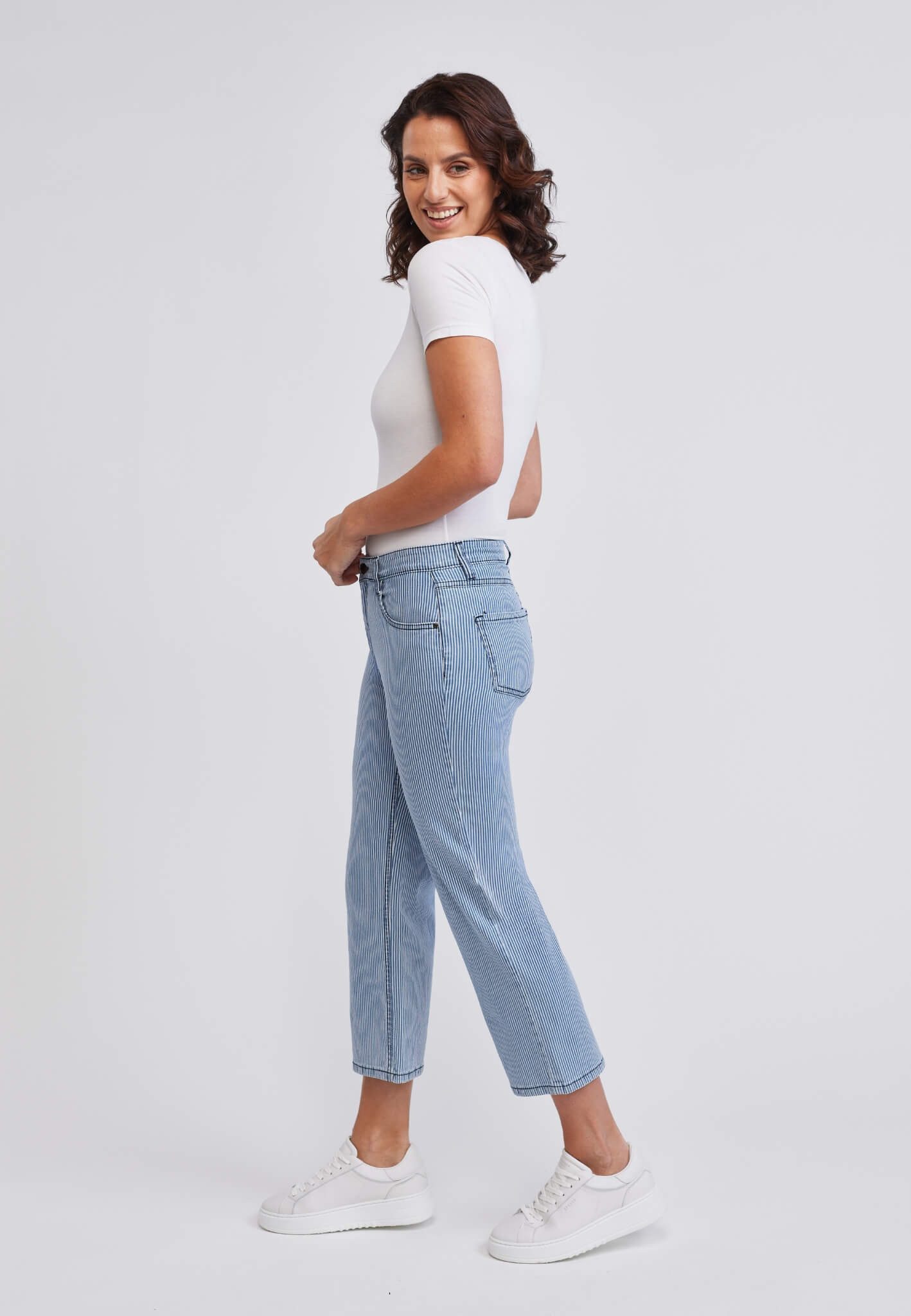 wonderjeans 7/8-Jeans Figurschmeichelnder WonderStretch