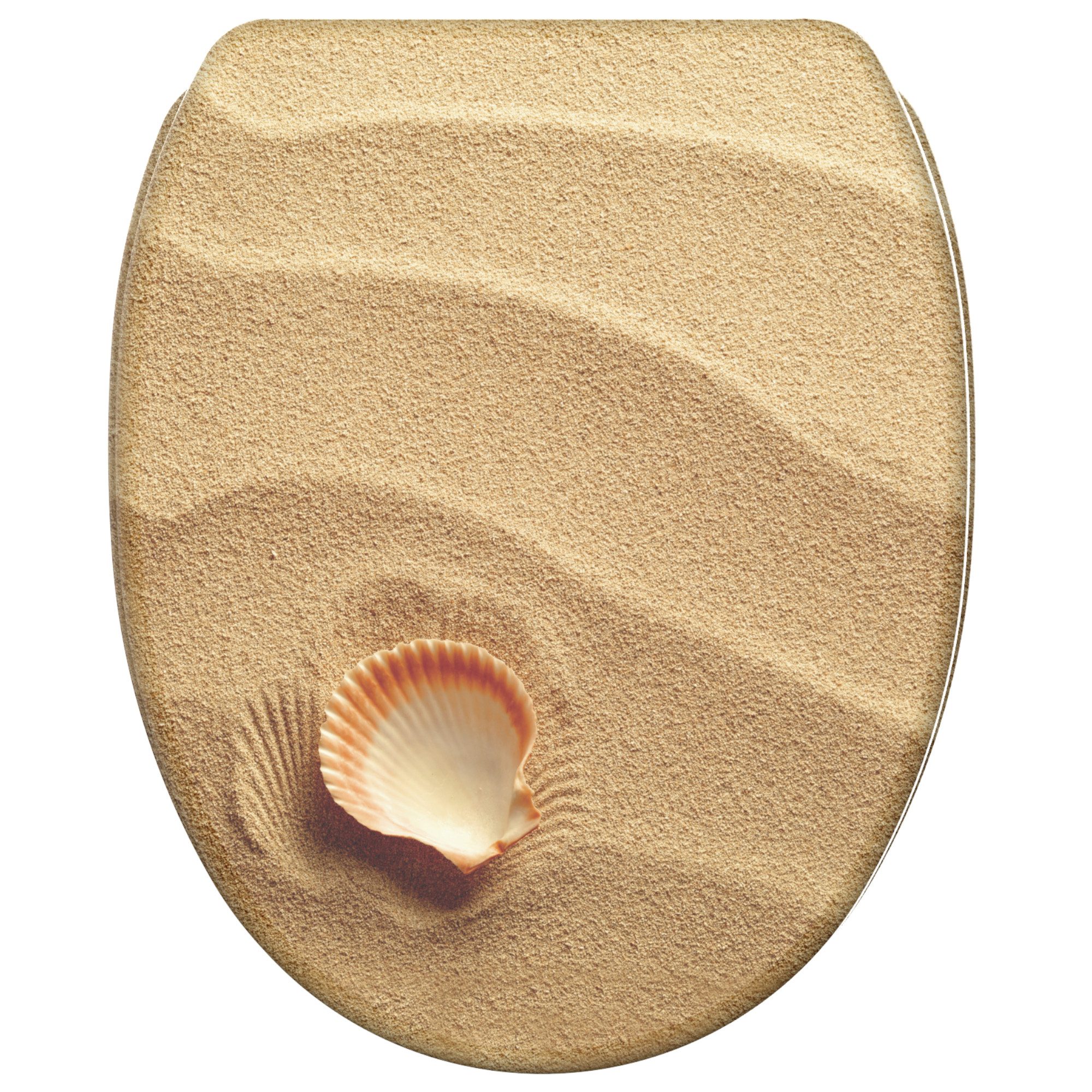 Sanilo WC-Sitz Clam mit Absenkautomatik & Quick Release, Premium Toilettendeckel, abnehmbar, leichte Montage von oben