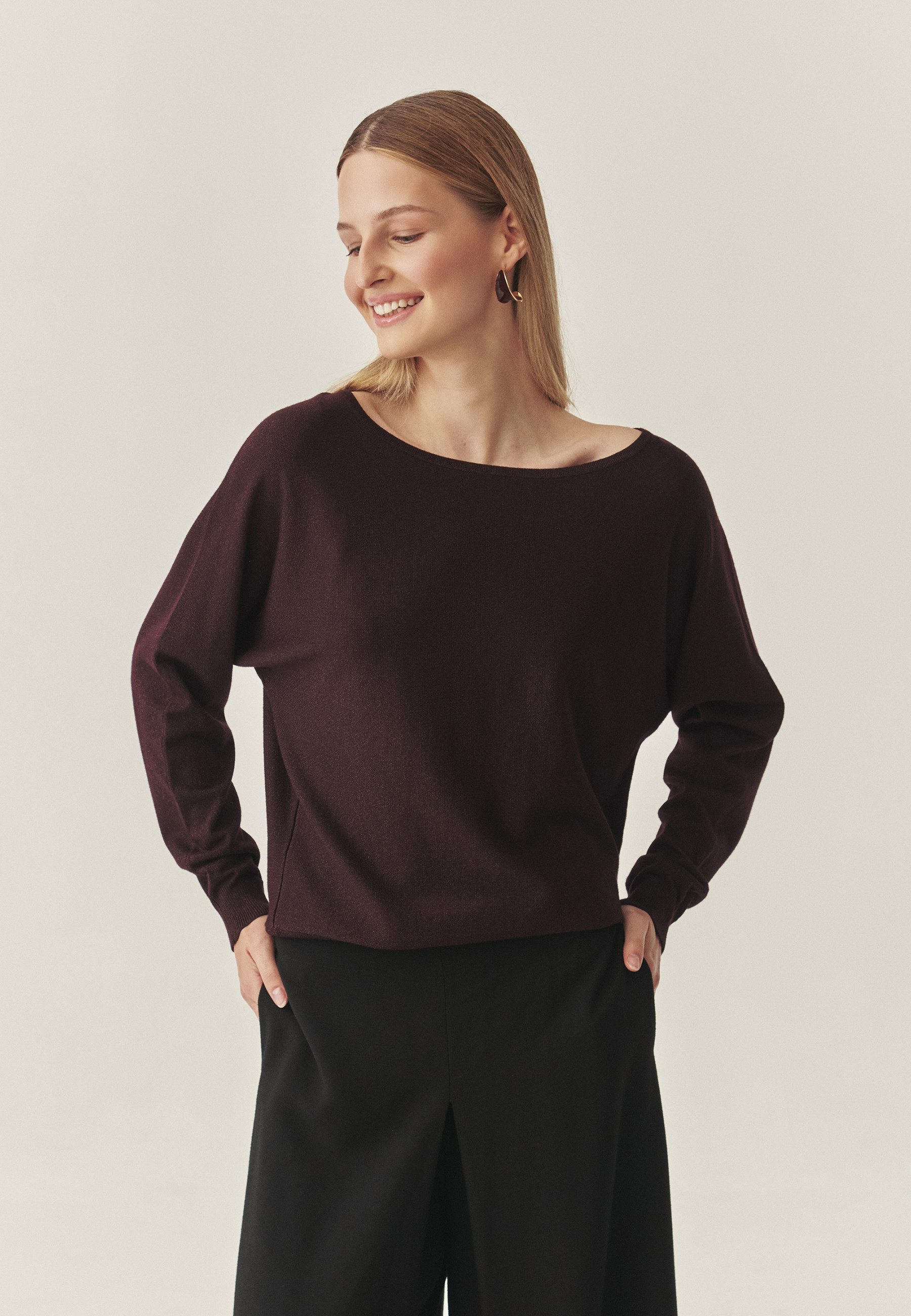 TATUUM Strickpullover Stylischer Viskose-Pullover - Flaris