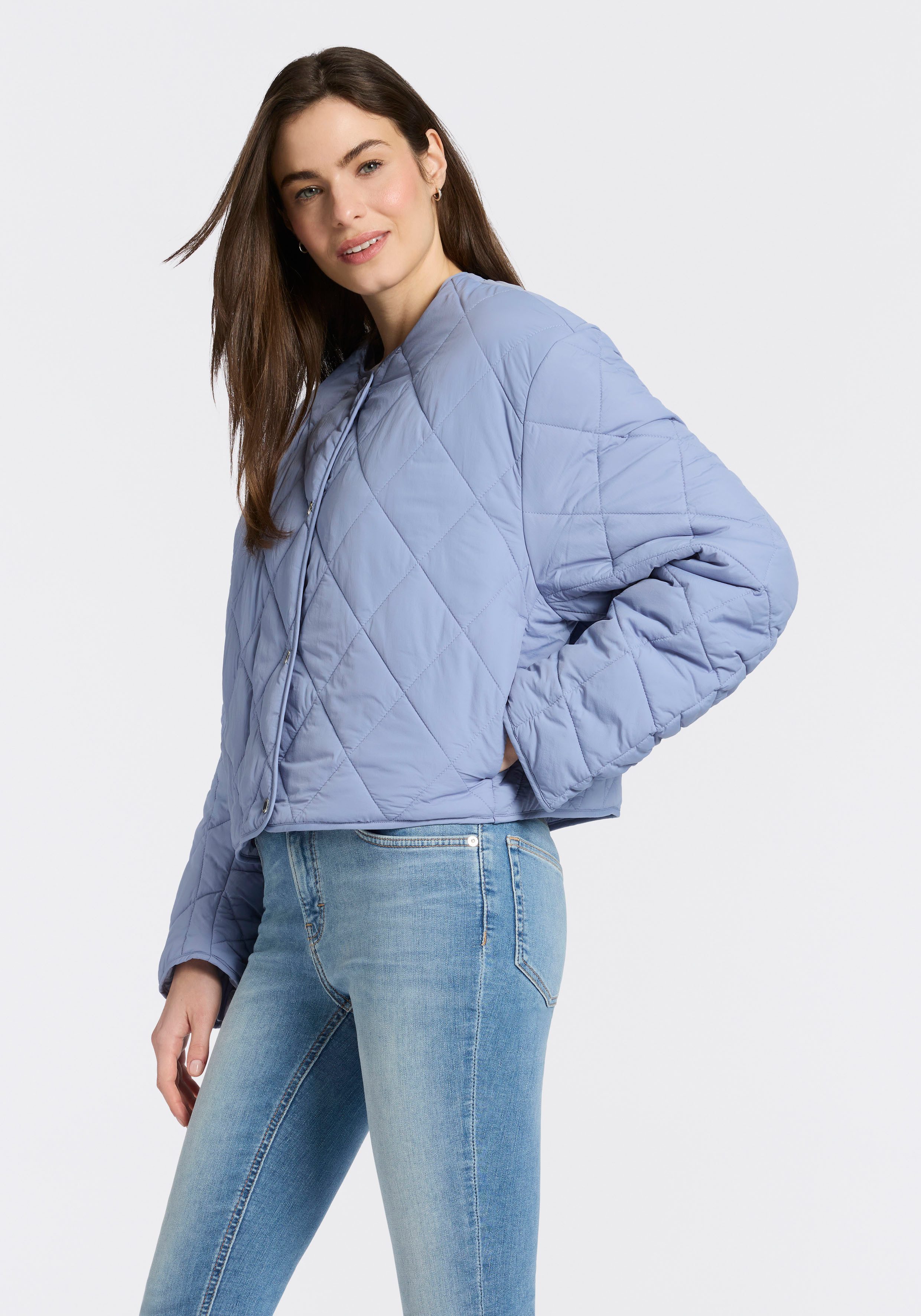 BOSS ORANGE Steppjacke Paressa Premium Damenmode Übergangsjacke mit Raffung günstig online kaufen