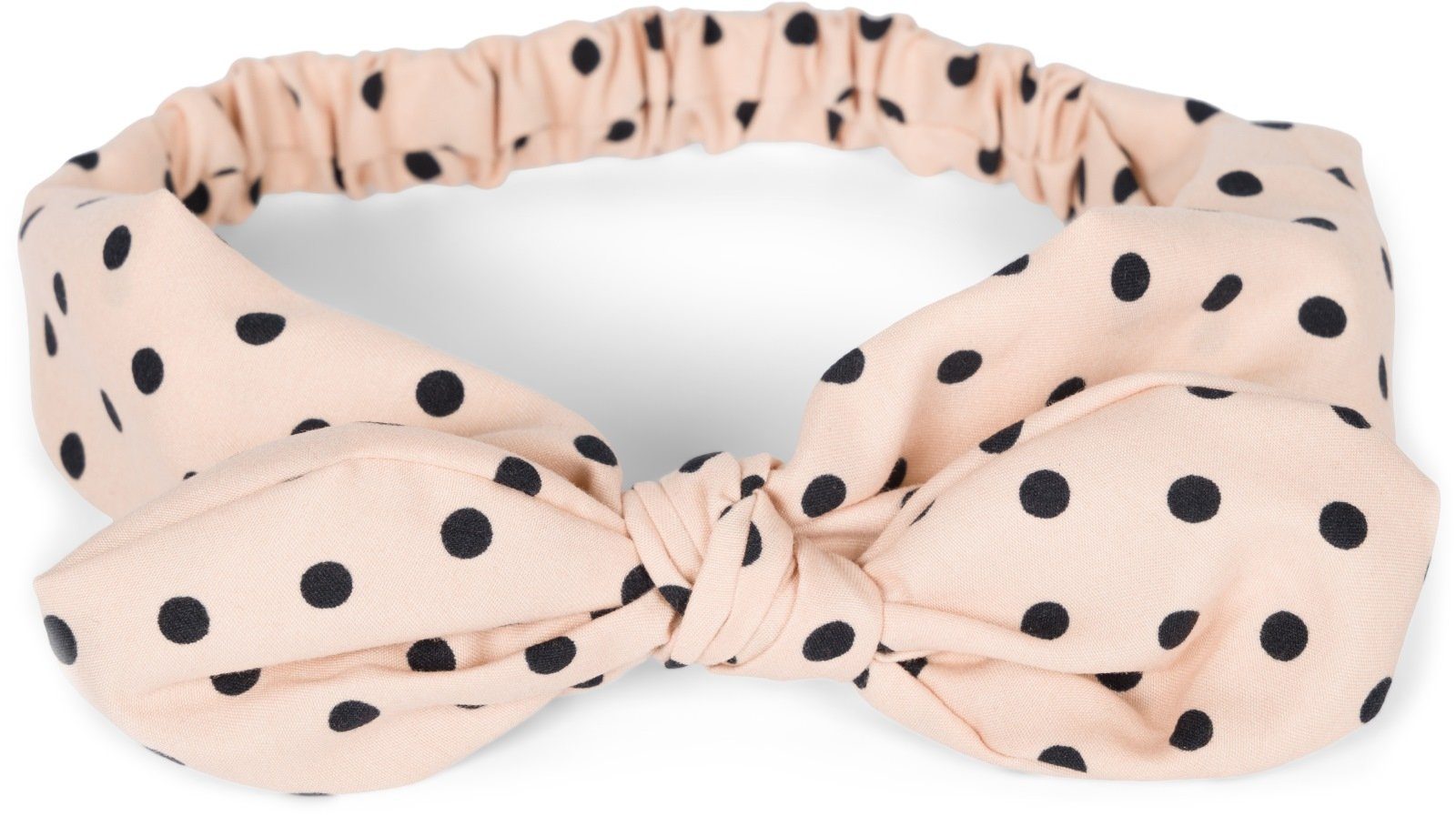 styleBREAKER Haarband, 1-tlg., Haarband mit Punkte Muster und Schleife