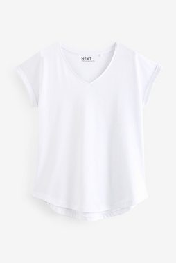Next T-Shirt 3er-Pack T-Shirts mit V-Ausschnitt, Flügelärmel (3-tlg)