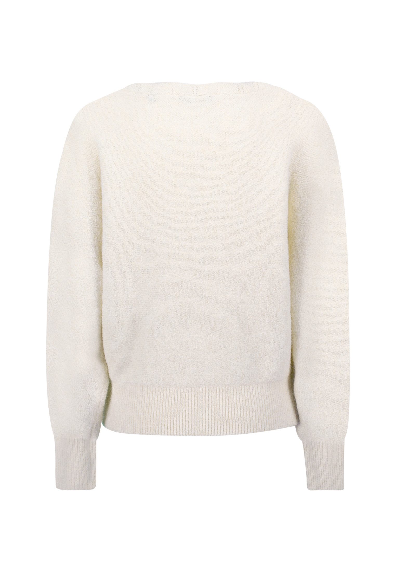 Zero Strickpullover Damen mit U-Boot Ausschnitt (1-tlg) Plain/ohne Details