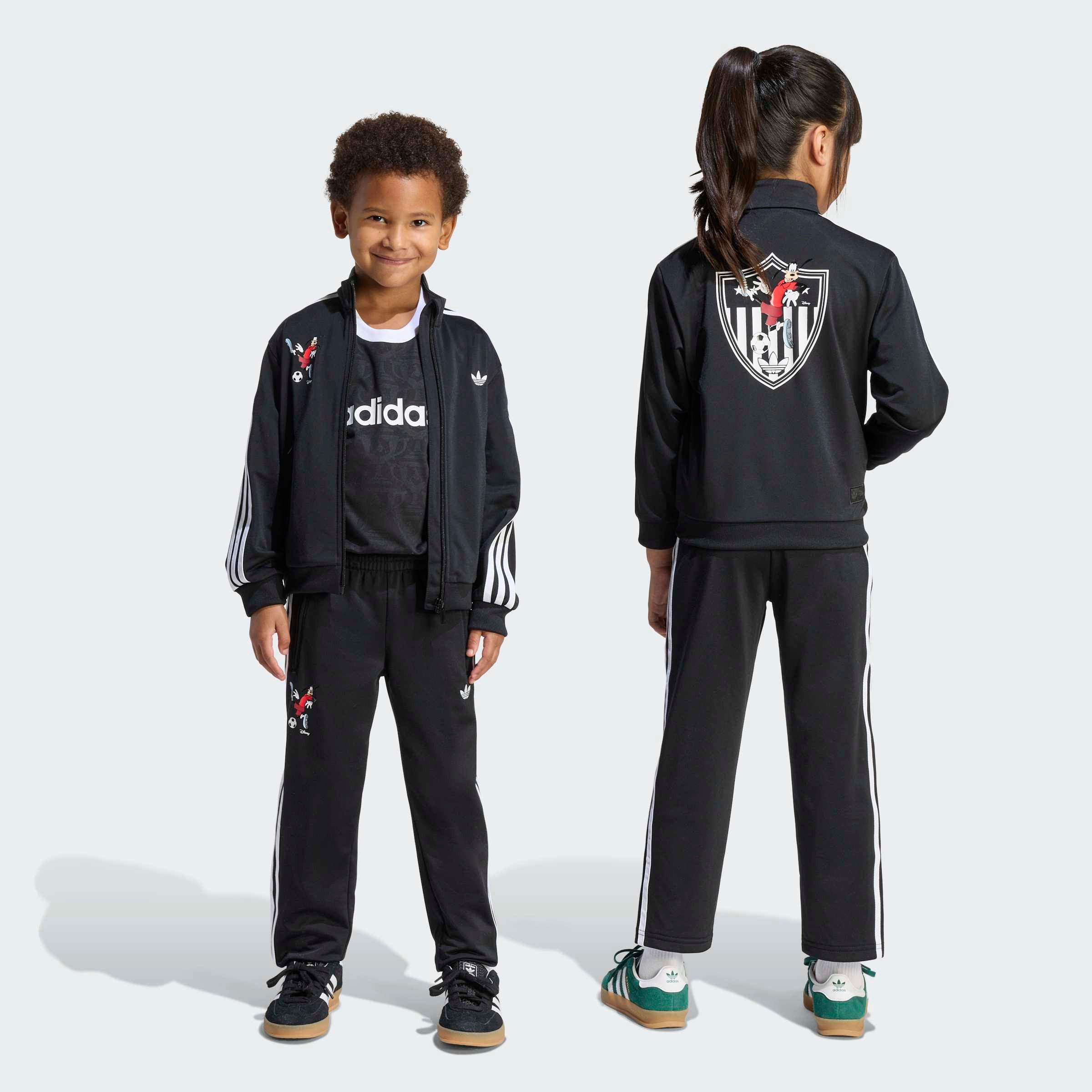adidas Originals T-Shirt & Shorts ADIDAS DISNEY FIREBIRD für Kinder, aus Polyester