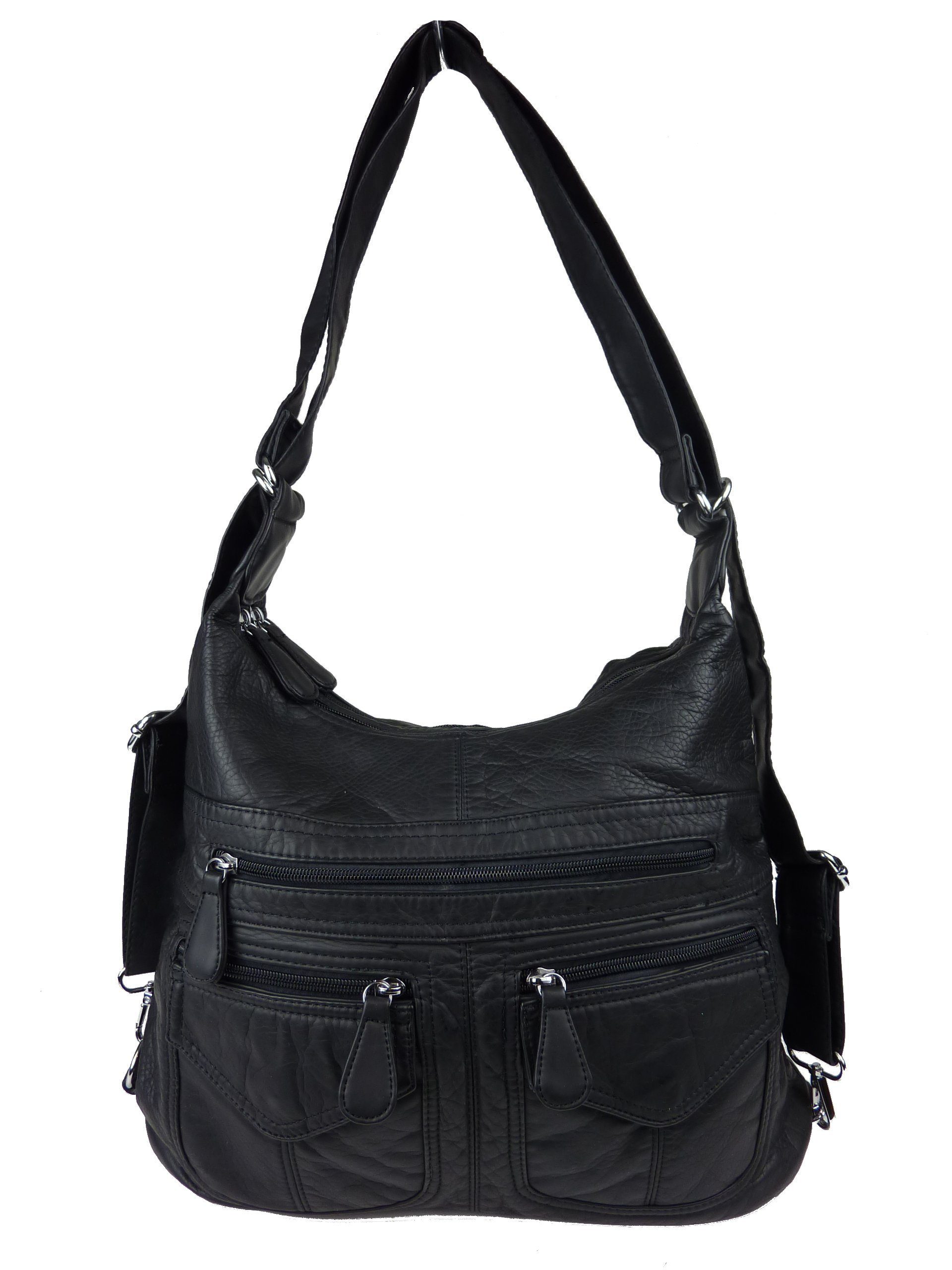 Taschen4life Schultertasche Rucksacktasche AK3435 Multifunktionstasche Schultertasche, Rucksack