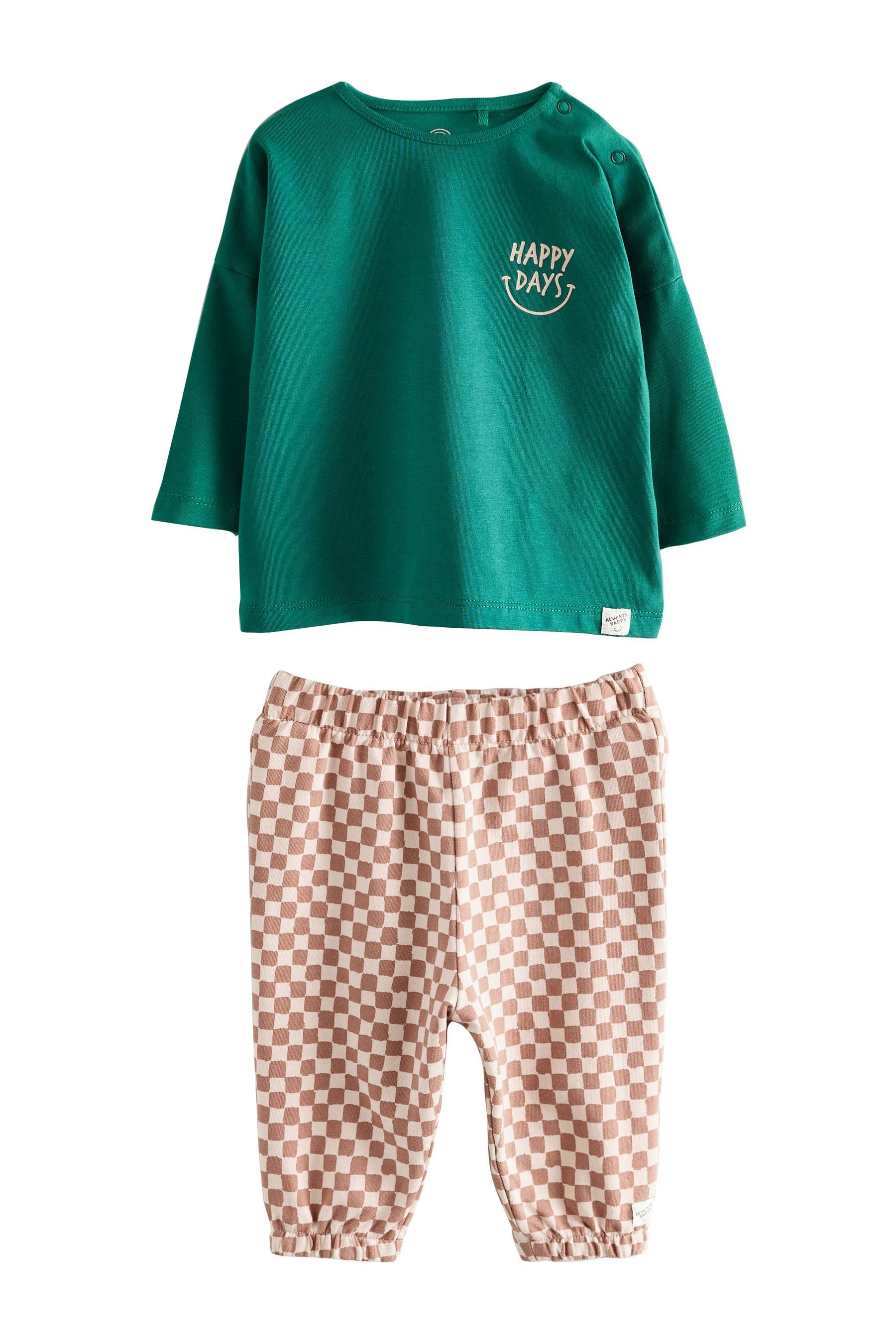 Langarmshirt & Hose Baby-Set mit Top und Hose