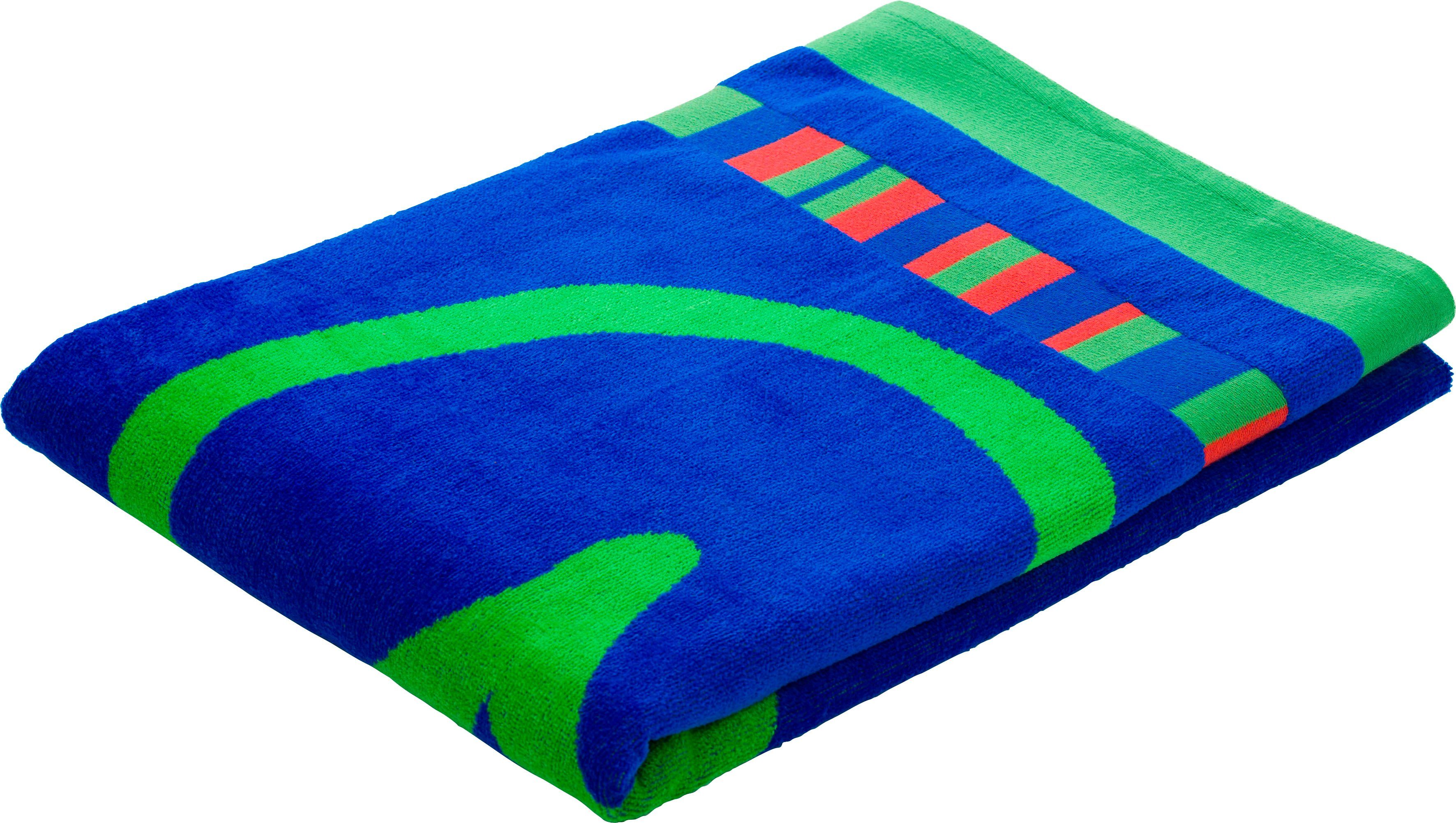 Gözze Strandtuch FlipFlop, Jacquard-Velours (1-St), Badetuch, günstig online kaufen