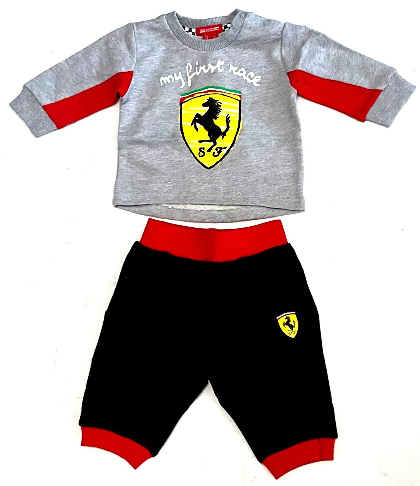 Ferrari Trainingsanzug Ferrari Jogging Sets, Scuderia Ferrari Baby Set Trousers + T-Shirt L/S