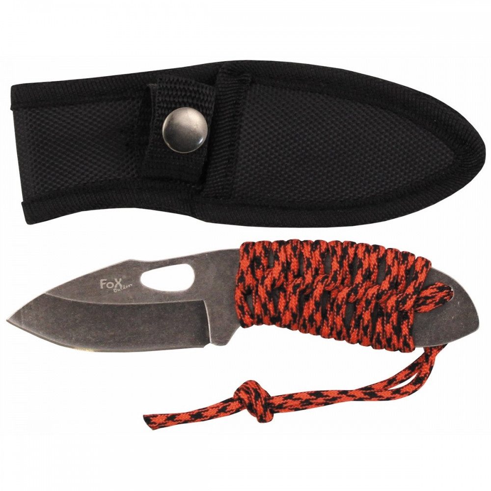 FoxOutdoor Taschenmesser FoxOutdoor Messer "Redrope" klein, stonewashed