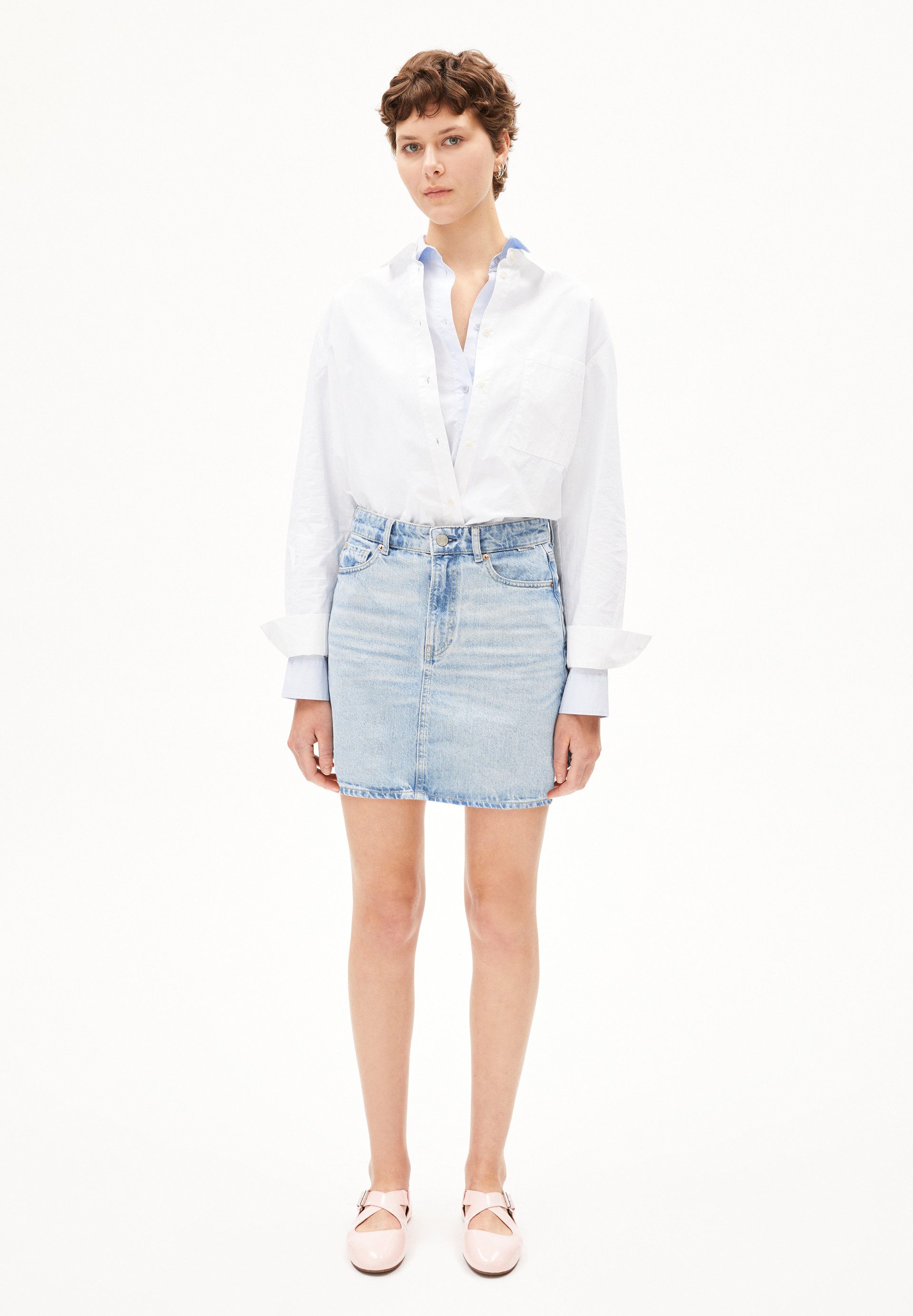 Armedangels Jeansrock AACUMERI Jeansrock aus recycelter Baumwolle Regular F günstig online kaufen