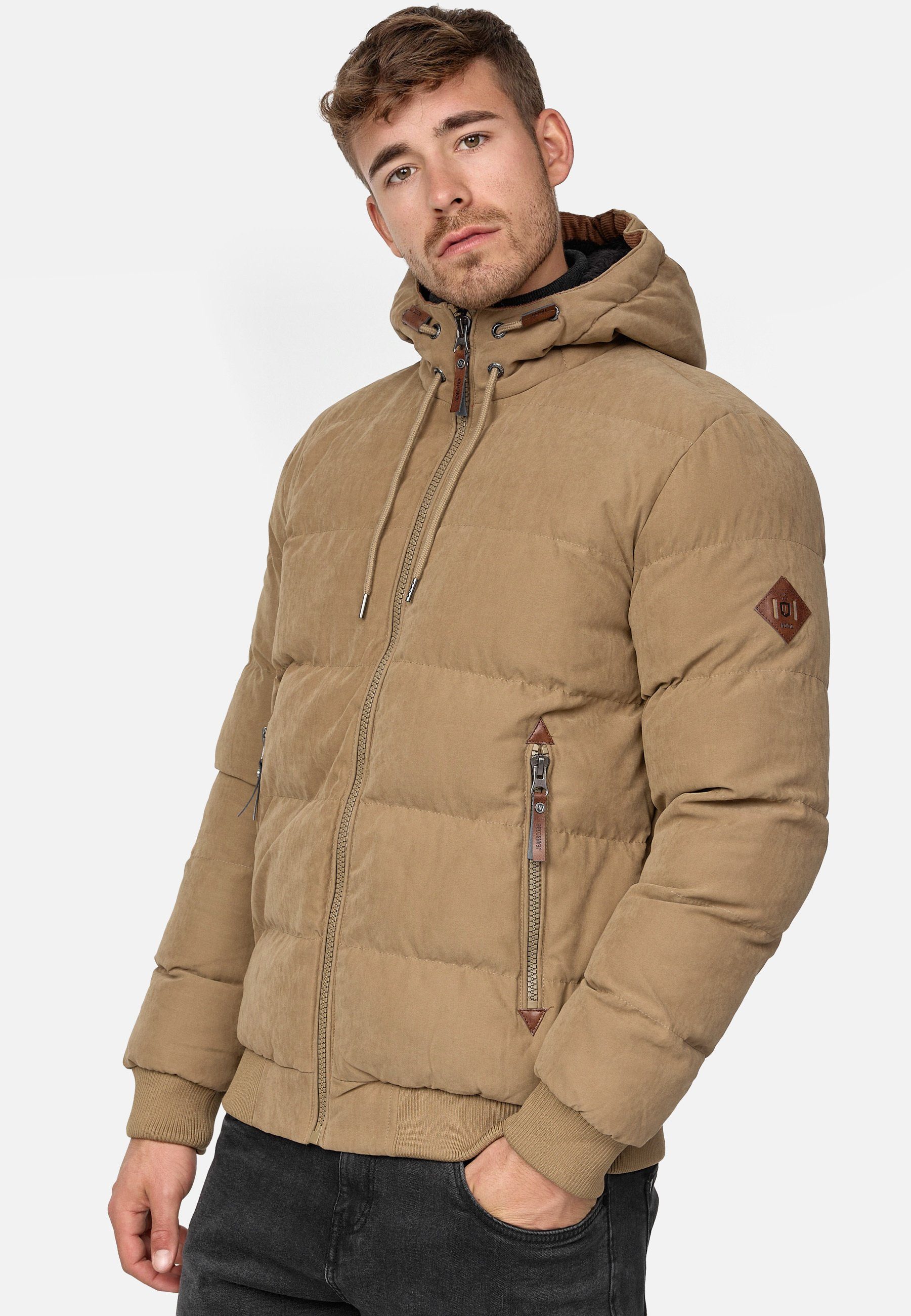 Indicode Winterjacke Herren Adeline Jacke Winter Herrenjacke mit Teddyfutte günstig online kaufen