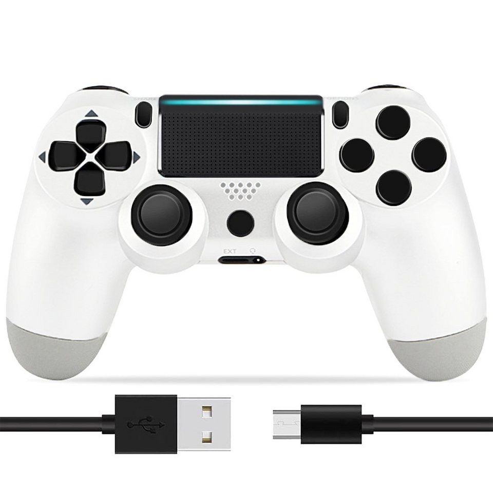 Tadow Gamepad,Game Controller,Bluetooth,Wireless Controller für PS4,600mAh  Gamepad