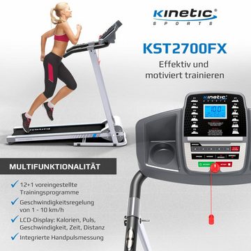 Kinetic Sports Laufband »KST2700FX«, klappbar mit LCD Display, 500 W Motor, 1- 10 km/h