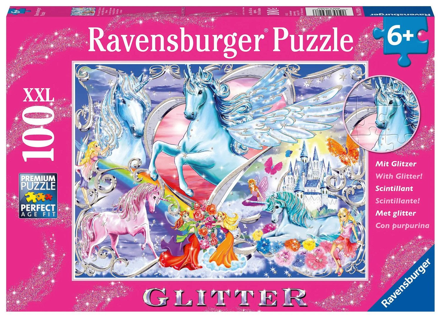 Ravensburger Puzzle Die schönsten Einhörner. Puzzle 100 Teile XXL, 100 Puzz günstig online kaufen