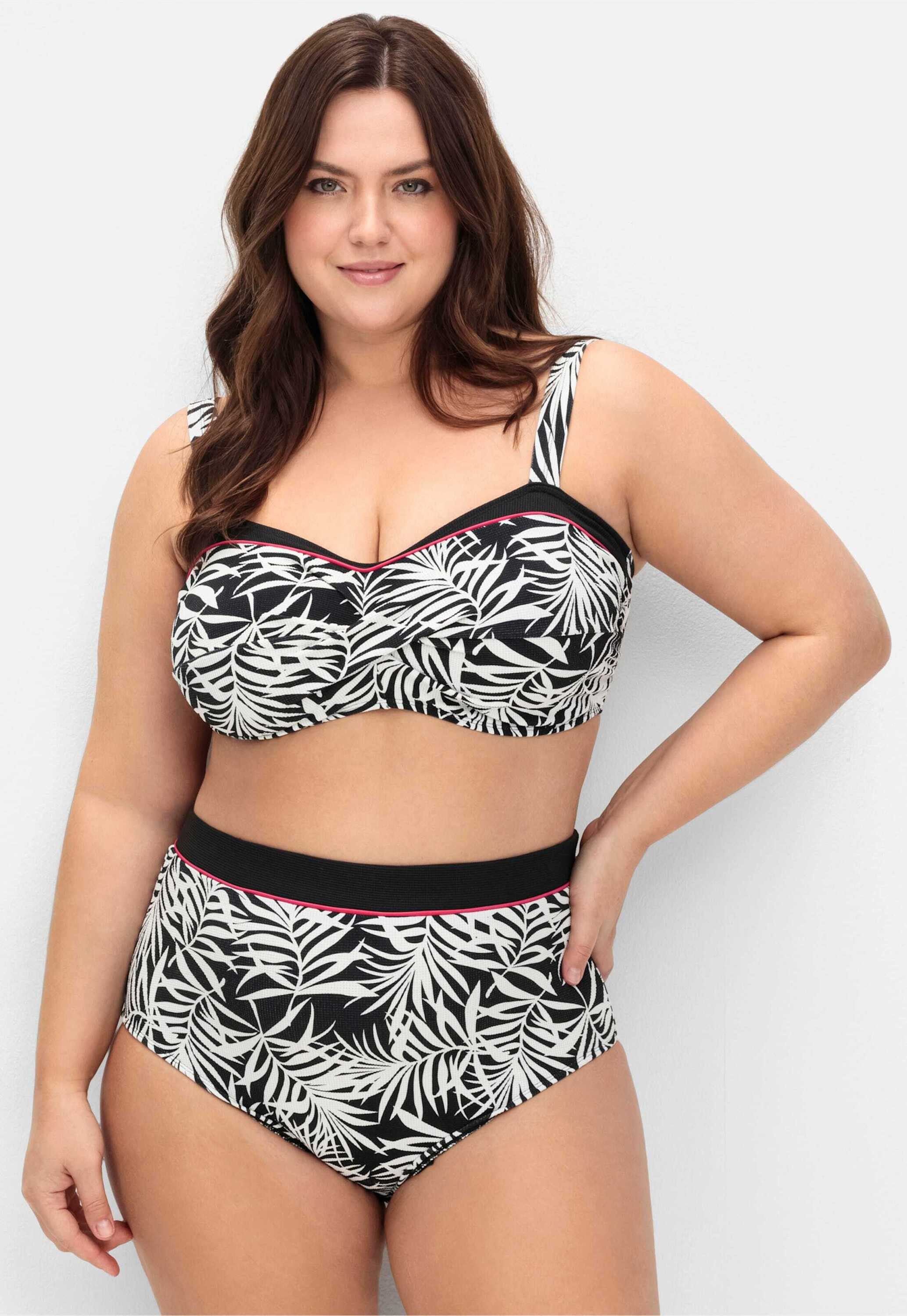 Sheego Bikini-Hose Highwaist-Bikini-Hose Ohne Bügel günstig online kaufen