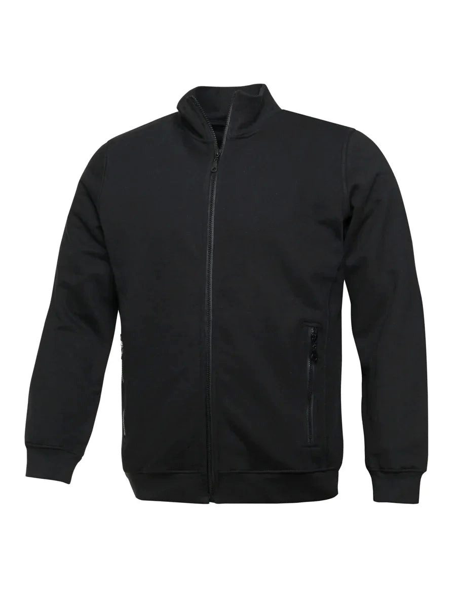 Ismont Sweatjacke Herren Sweatjacke mit Reißverschluss Schwarz – ISMONT 01 M066-38