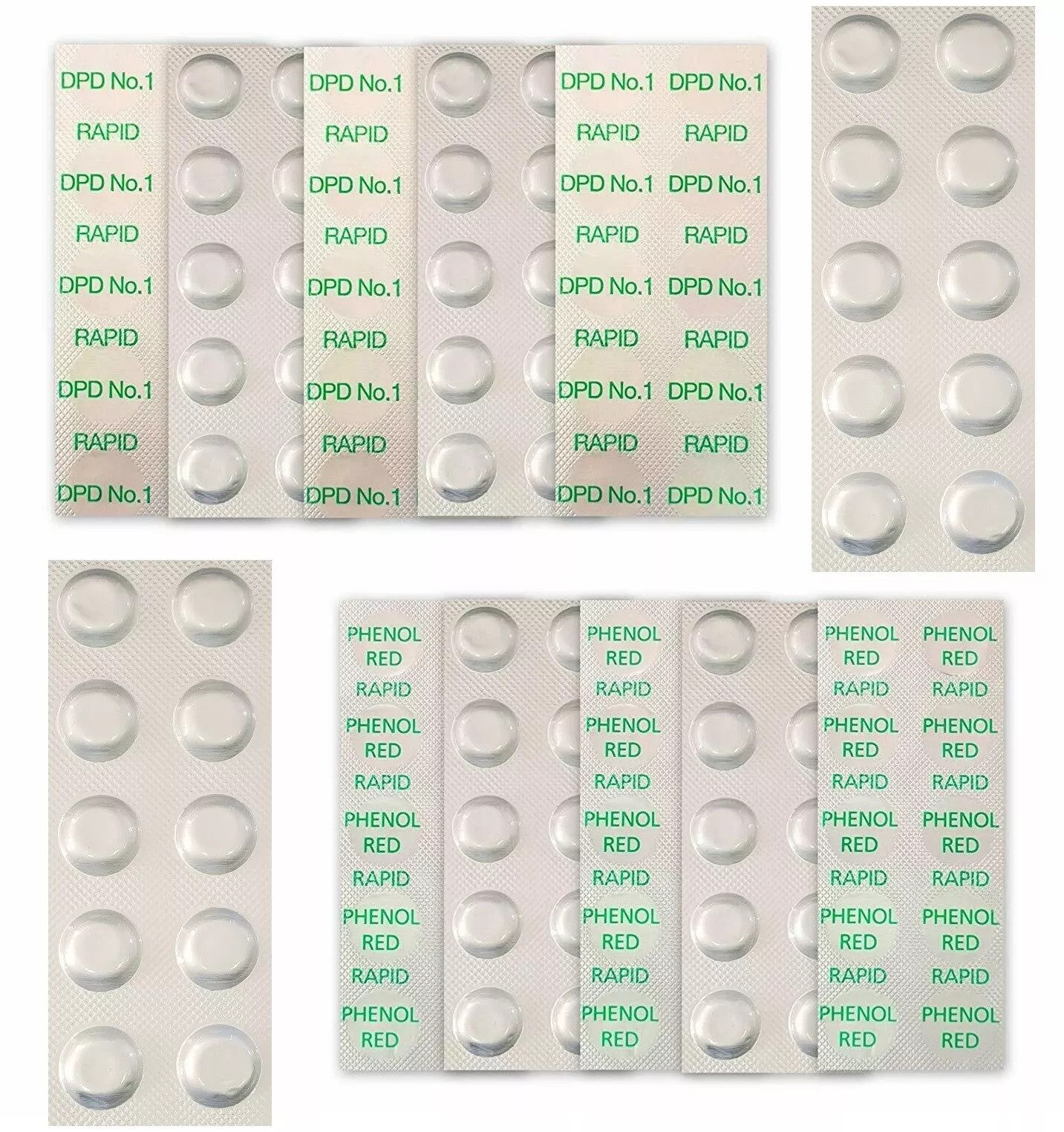 Pooltester 60 Pool Testtabletten Rapid für Chlor [DPD No.1]