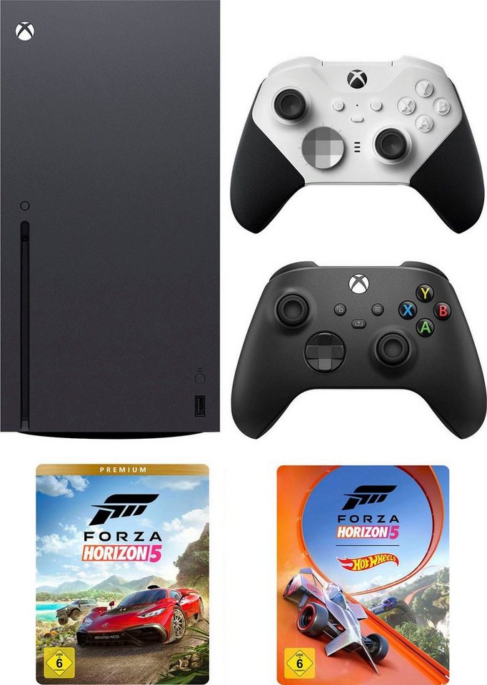 Xbox Series X – Forza Horizon 5 Premium Edition Bundle, inkl Elite Wireless  Controller Series 2 – Core Edition