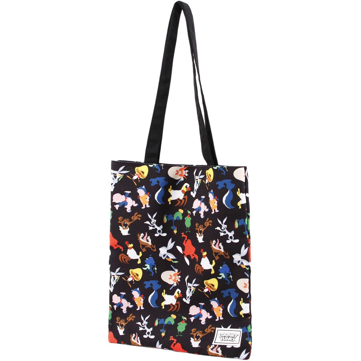 Warner Bros. Umhängetasche Looney Tunes Gang-Tote Shopping Ba Unisex Kinder, Rucksack, Kindergartenrucksack, Vorschulrucksack, Schulranzen