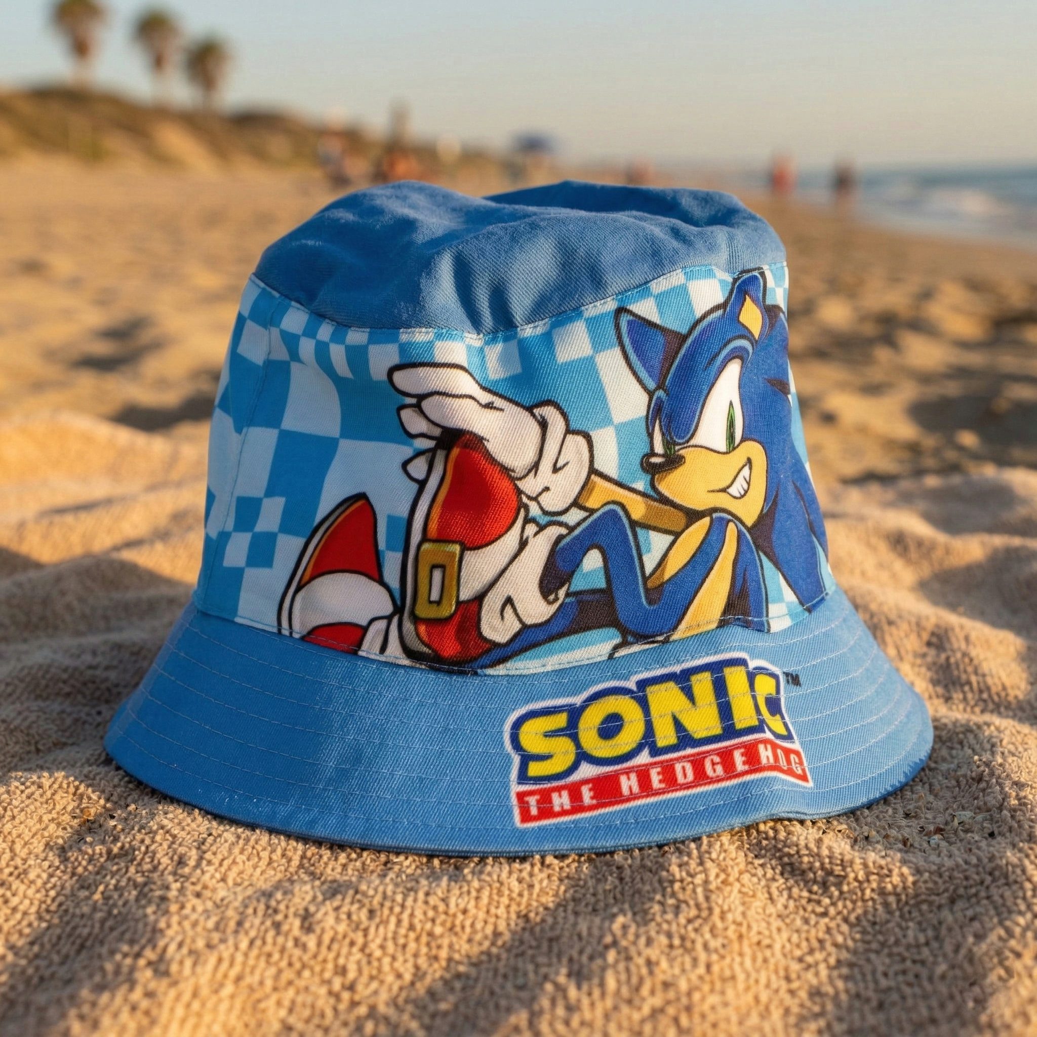 Sonic The Hedgehog Fischerhut Sonic The Hedghog Kinder Jungen Fischermütze Fischerhut Hut Gr. 54