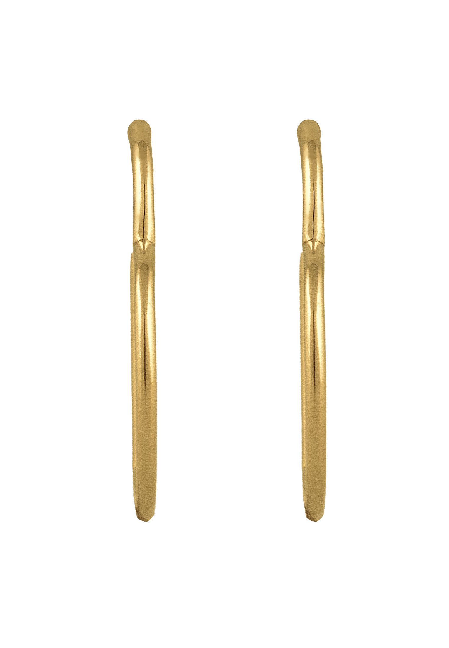 Elli Premium Paar Creolen Ohrstecker Creolen Herz 375 Gelbgold günstig online kaufen