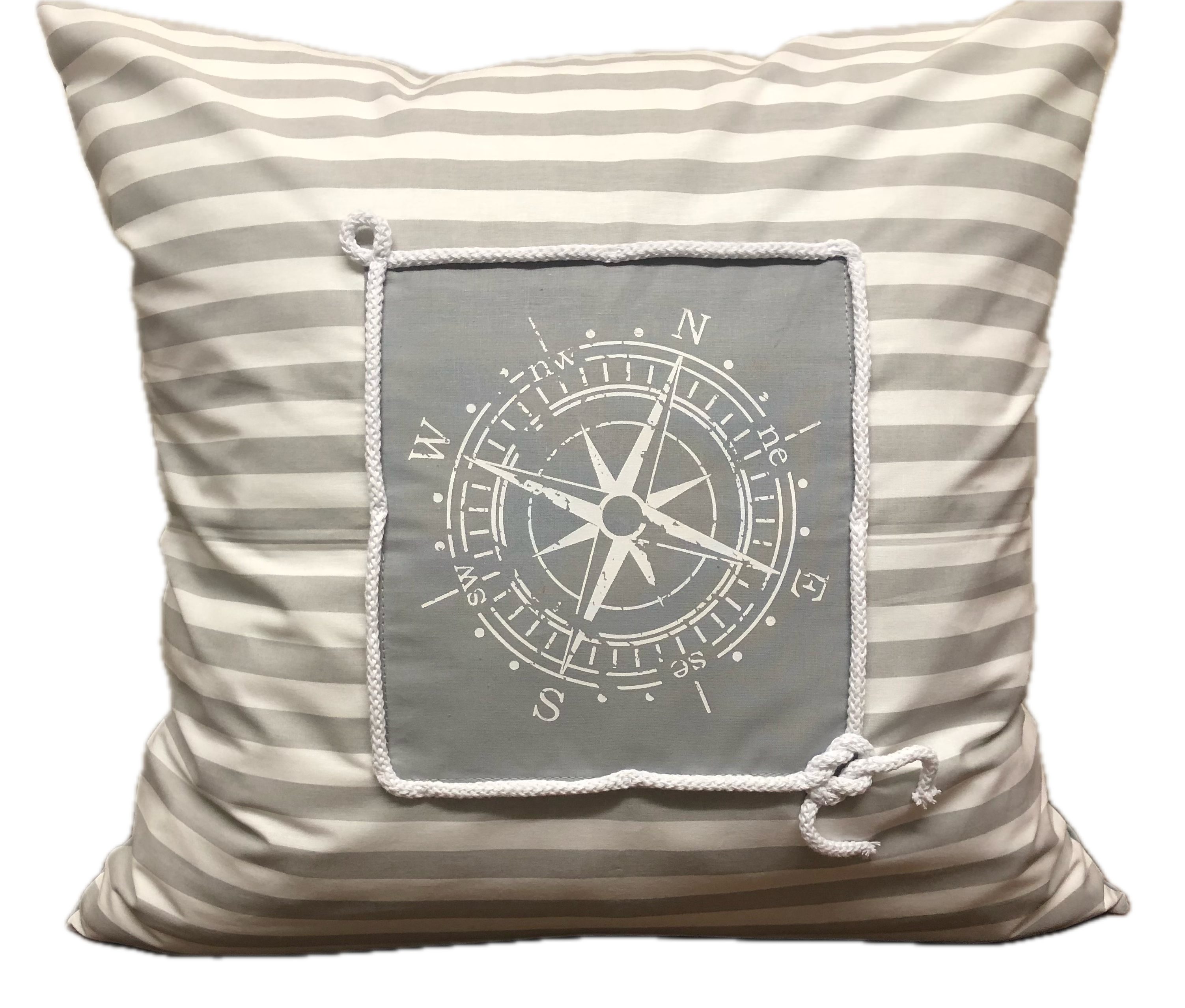 Ammerkind Dekokissen Maritime Kissenhülle, Landhausstil Kissenbezug * Kompa günstig online kaufen