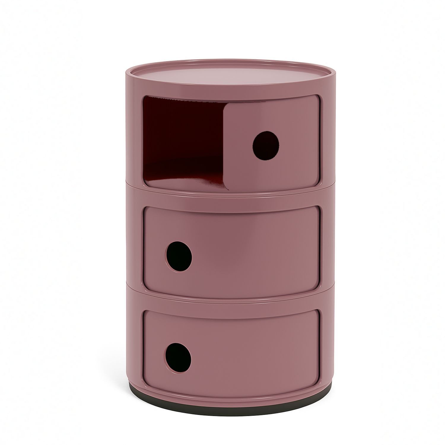 Kartell Container Componibili mit drei Fächern Malve günstig online kaufen