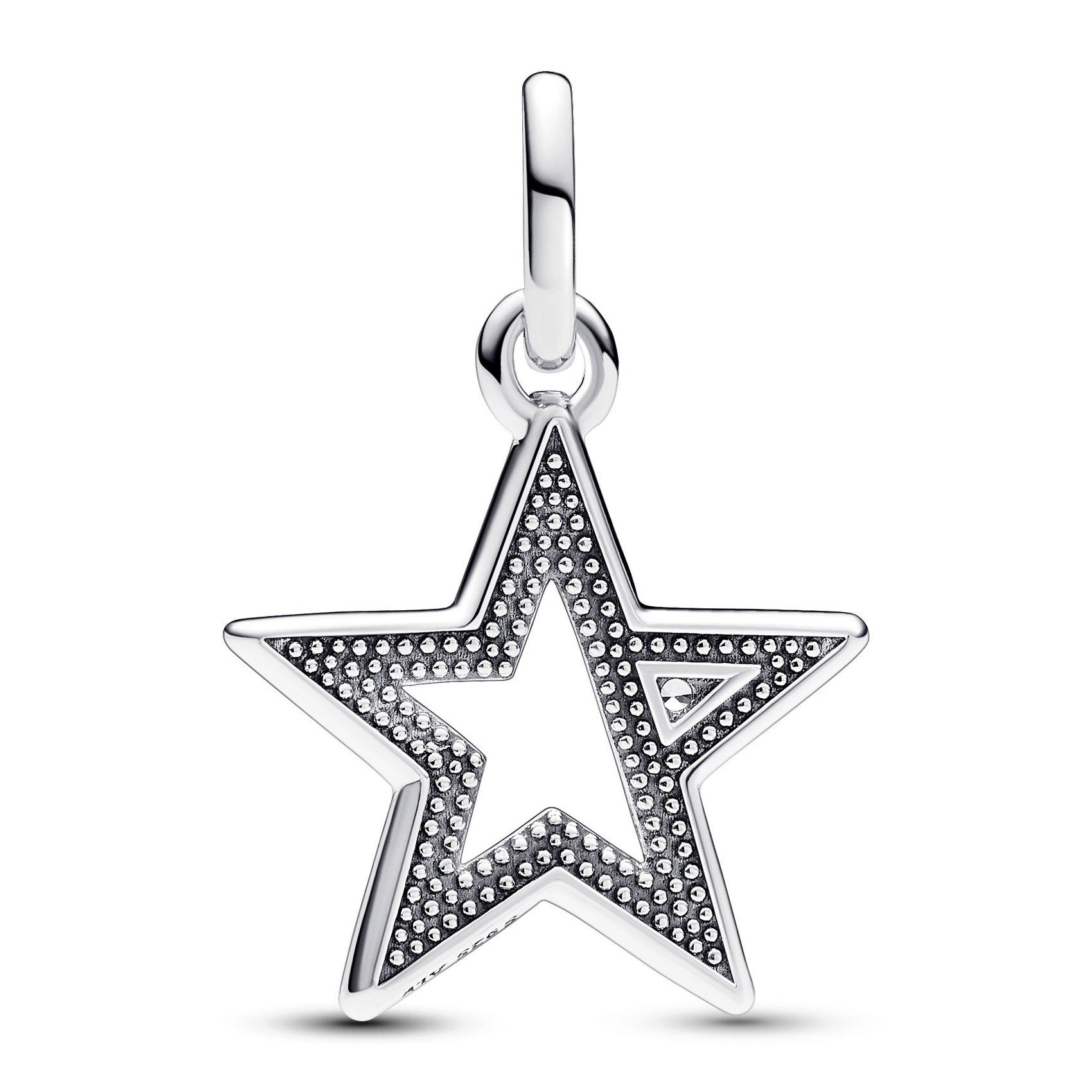 Pandora Kette mit Anhänger Geschenkset mit 2-reihiger Funkelnder Stern Silber