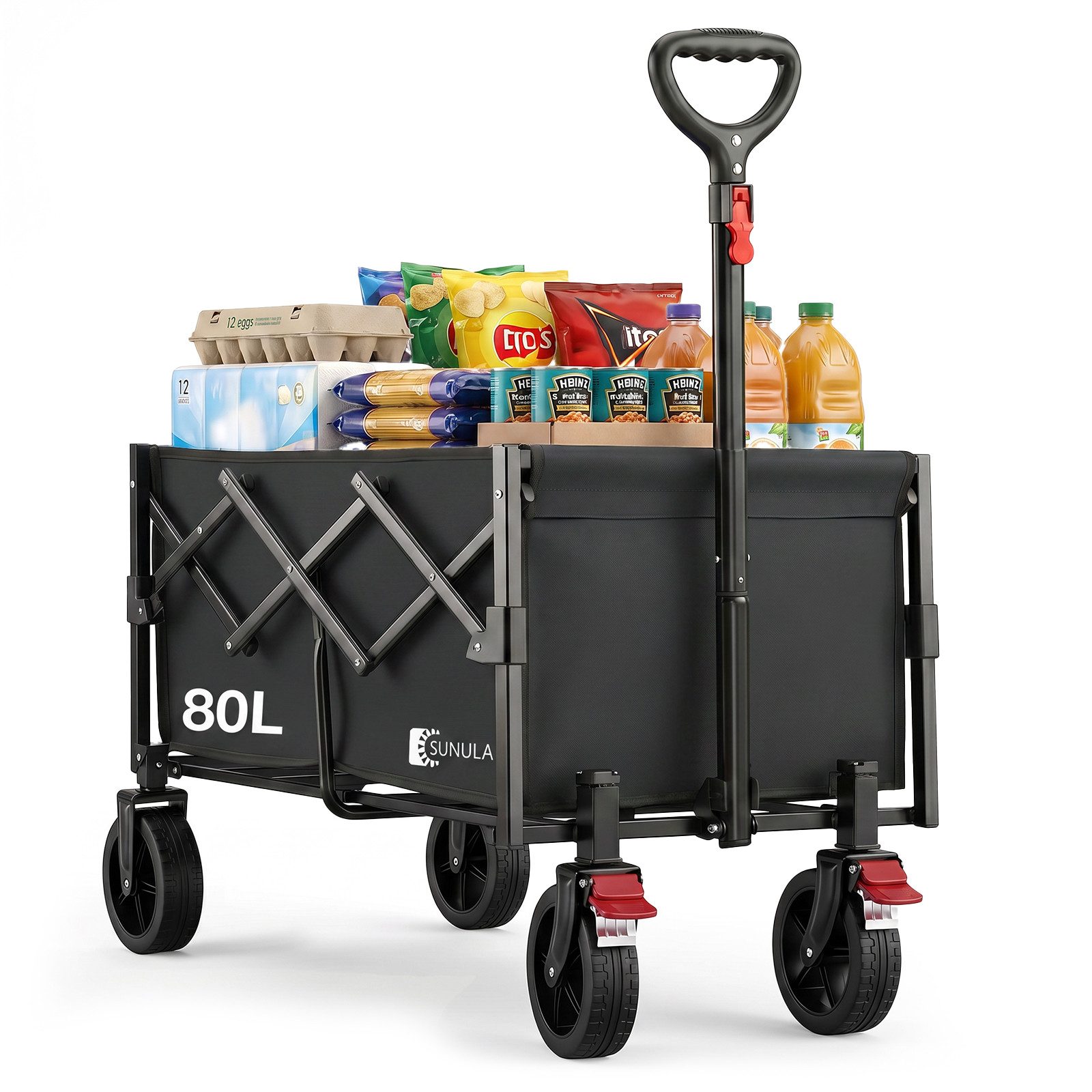 Bollerwagen Bollerwagen Faltbar Gartenwagen Klein Faltbarer Klappbarer Handwagen