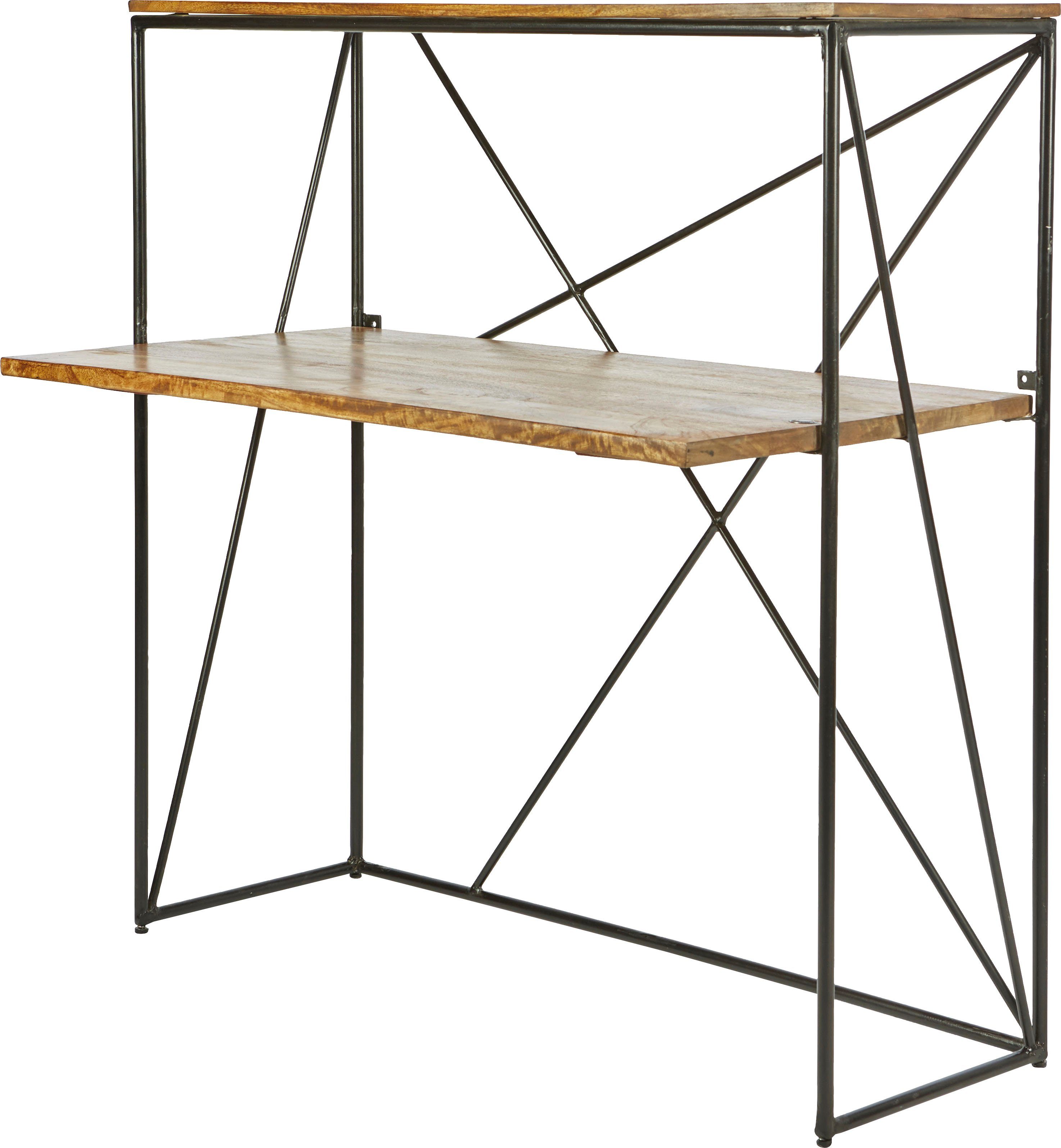 TOM TAILOR HOME Sekretär T-NEST SHELF OFFICE LOW, mittelhohes, offenes Sekretärregal, aus Mangoholz und Metall. € 687,52