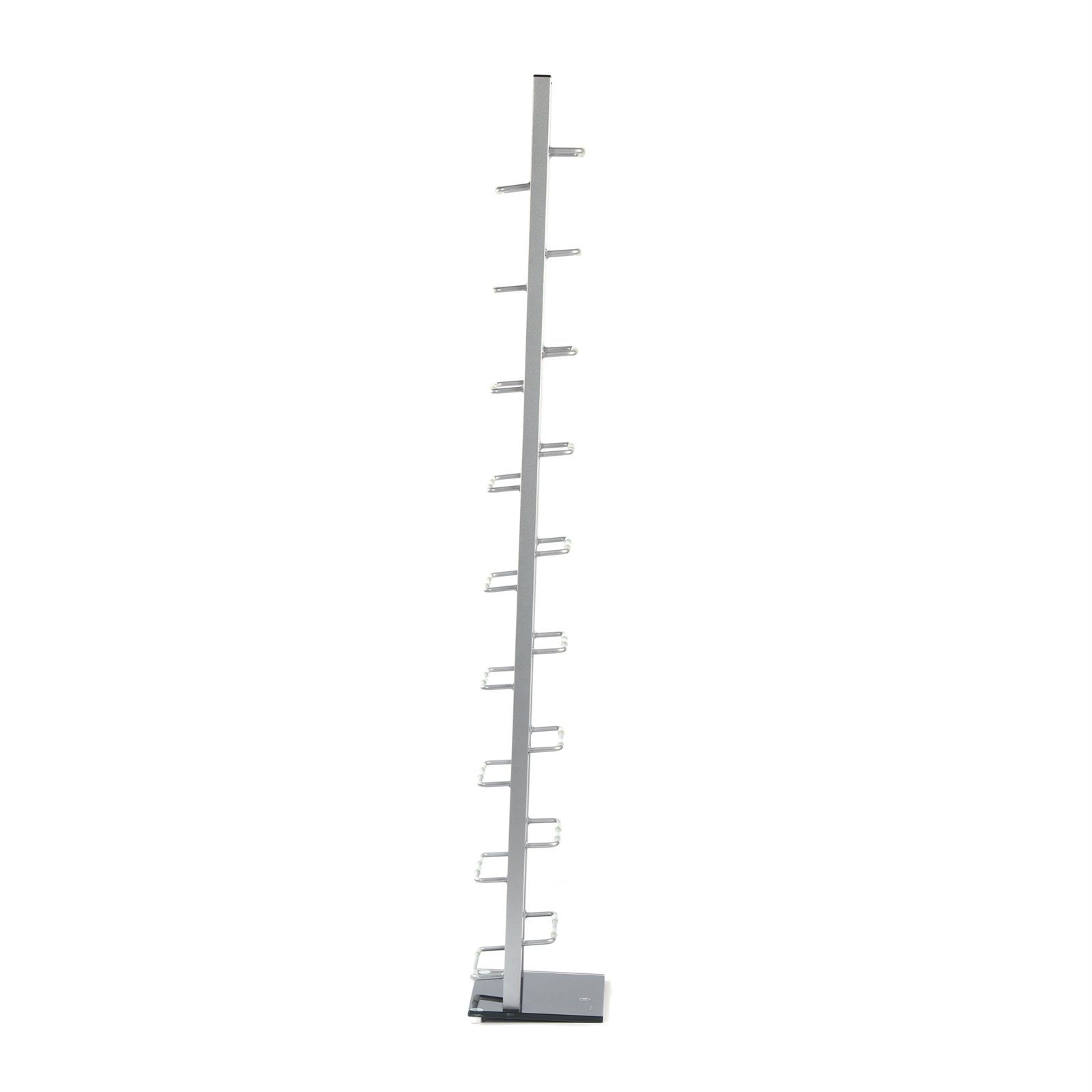 DESIGN DELIGHTS CD-Regal DESIGN CD STÄNDER "TOWER", silber, 138 cm, Metall, günstig online kaufen