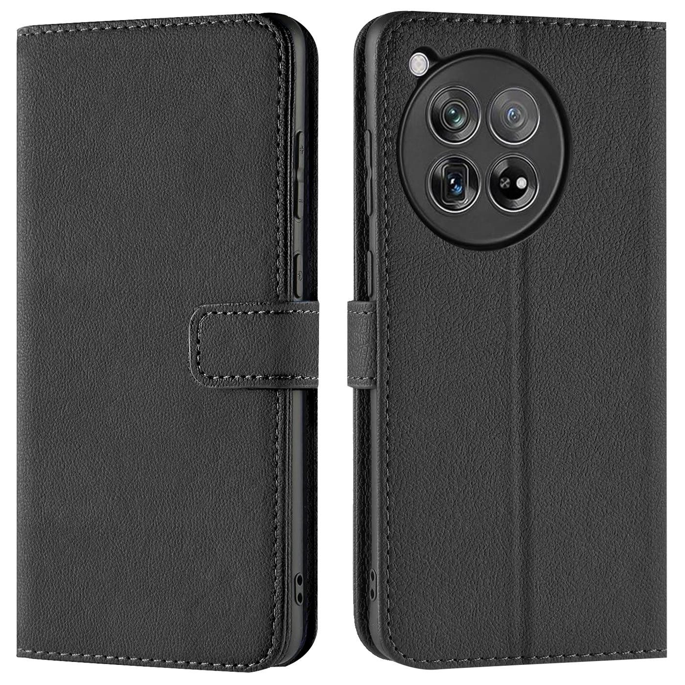CoolGadget Handyhülle Book Case Handy Tasche für OnePlus 12R 6,78 Zoll, Hülle Klapphülle Flip Cover für OnePlus 12R Schutzhülle stoßfest